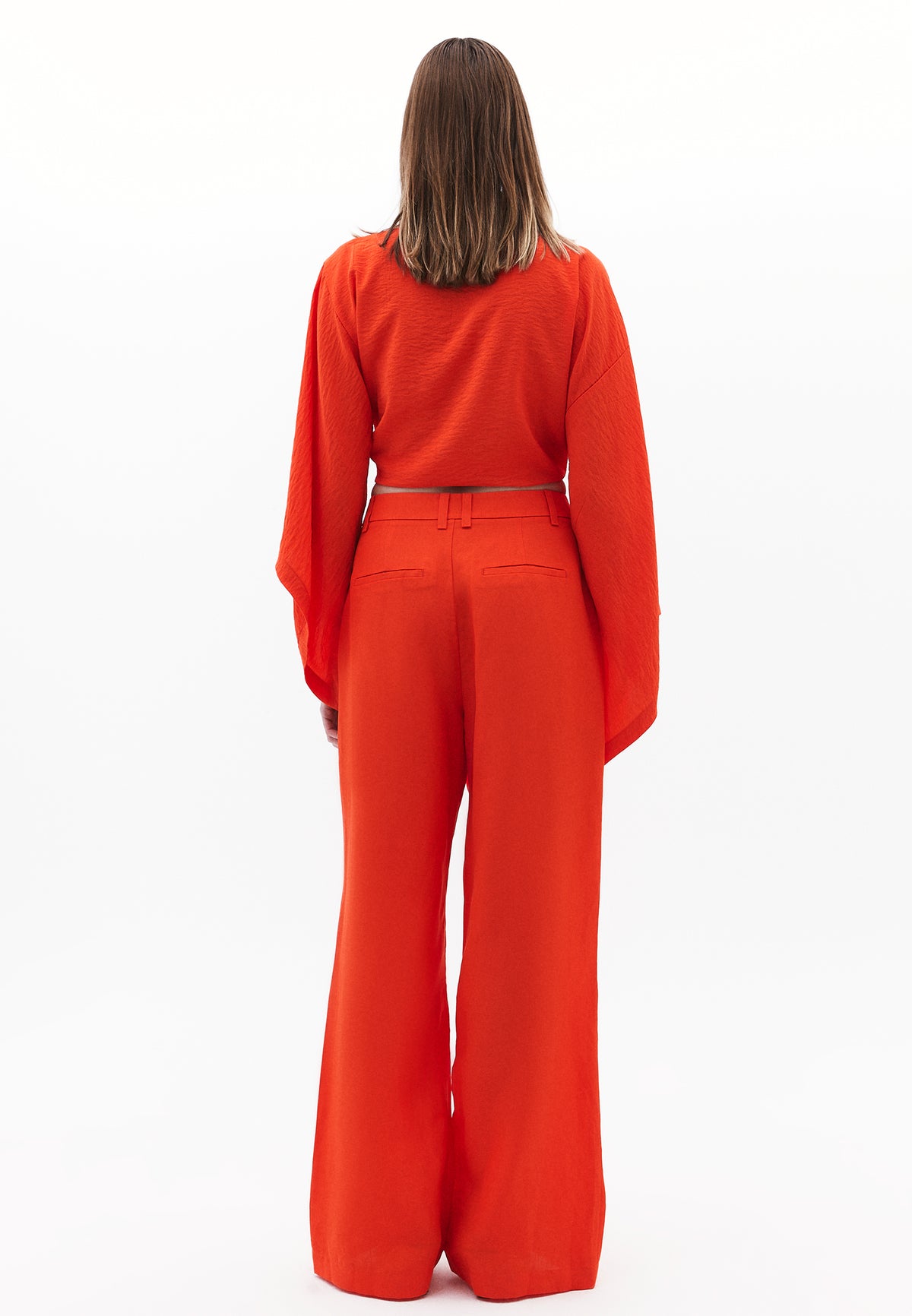 Linen Pants - Orange