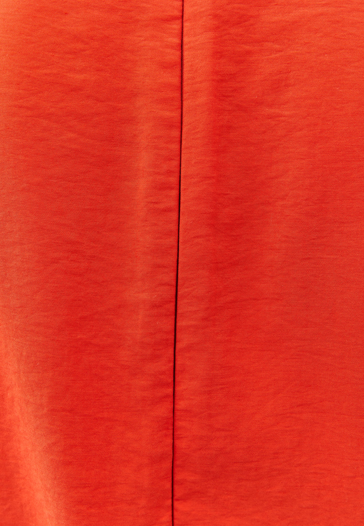 Boat Neck Sleeveless Midi Dress With Pocket Details - SPICY ORANGE