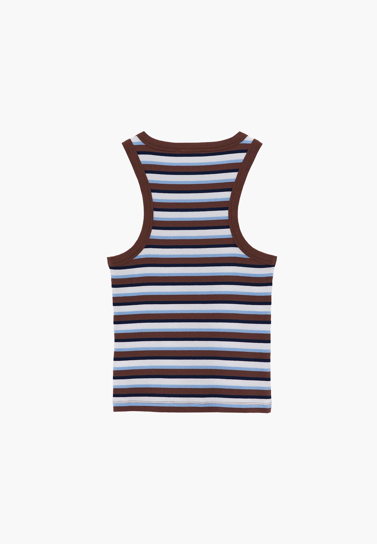 Crew Neck Bodycon Tank Top - Mix Color