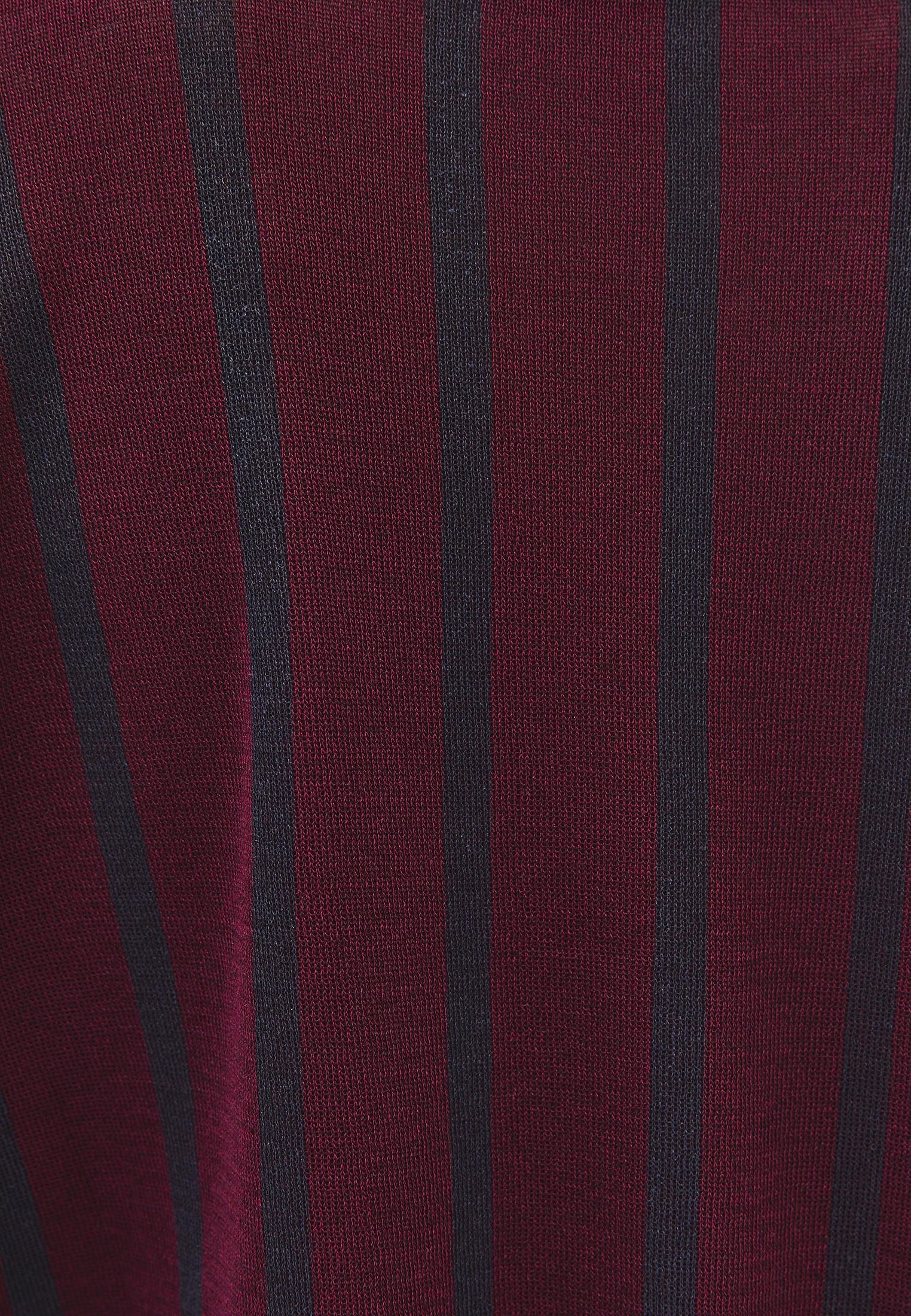 Striped Boat Neck Knit Sweater - STRIPE COMB