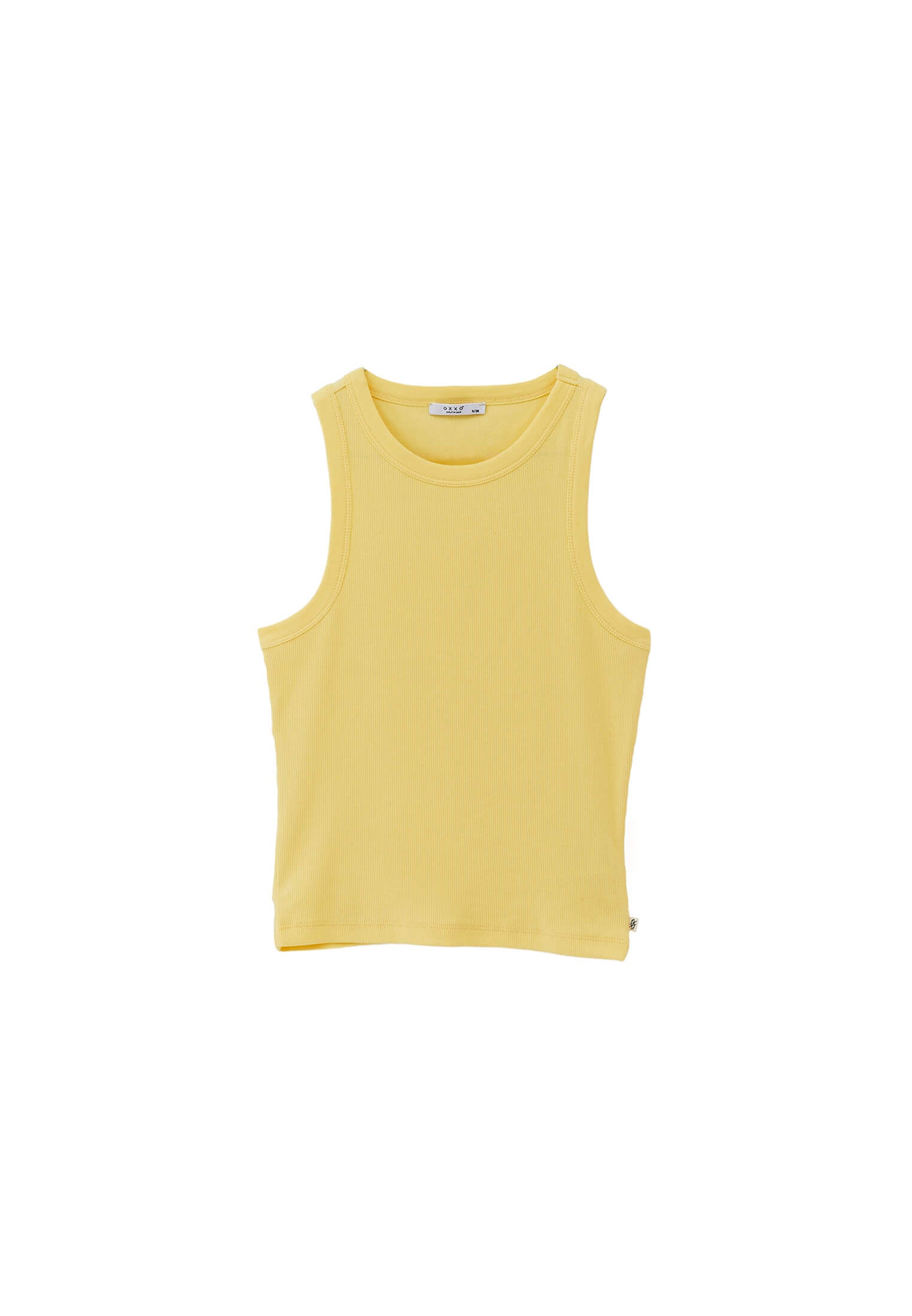 Sleeveless V Neck Tank Top - SUNSHINE