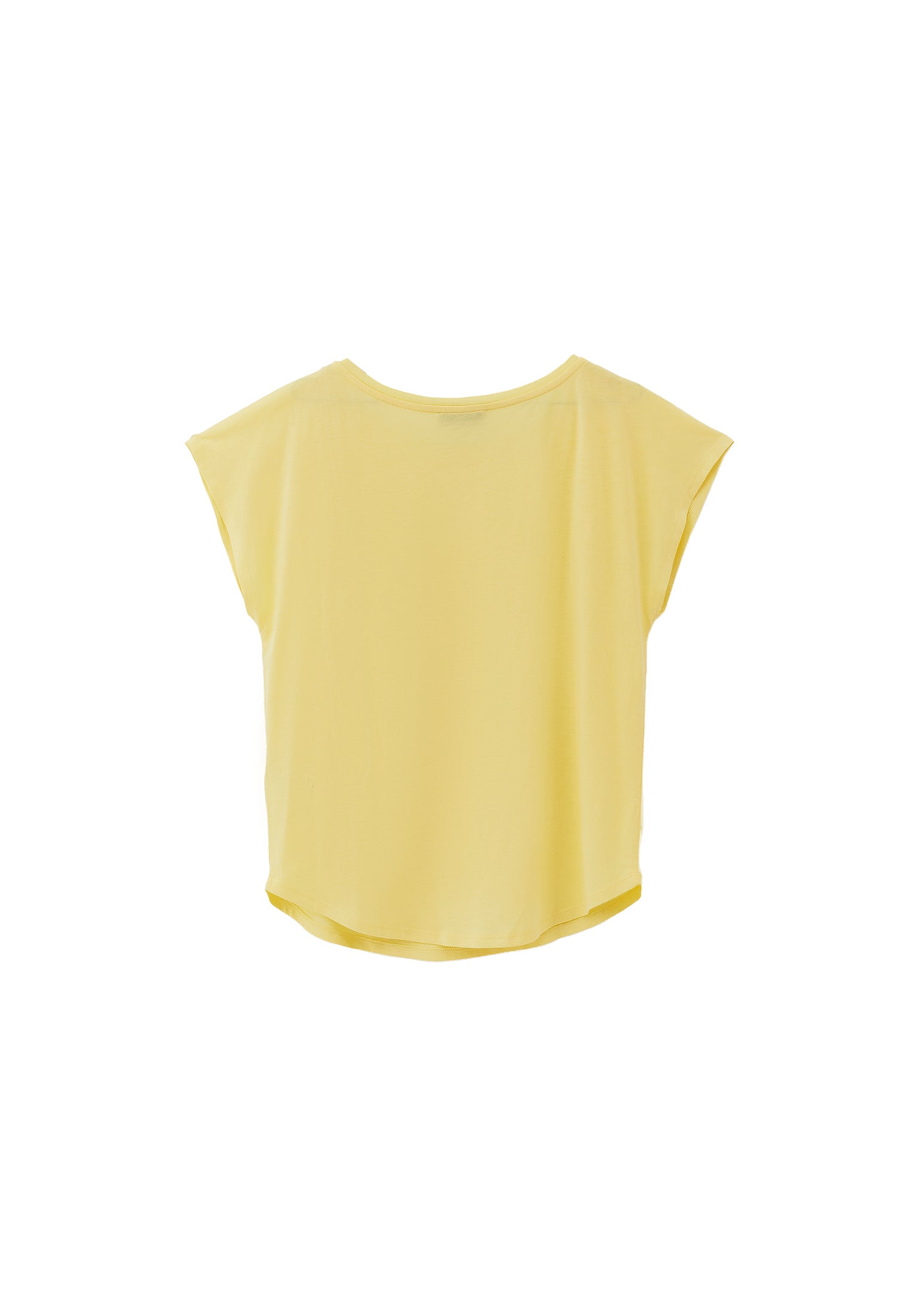 BOAT NECK T-SHIRT - SUNSHINE