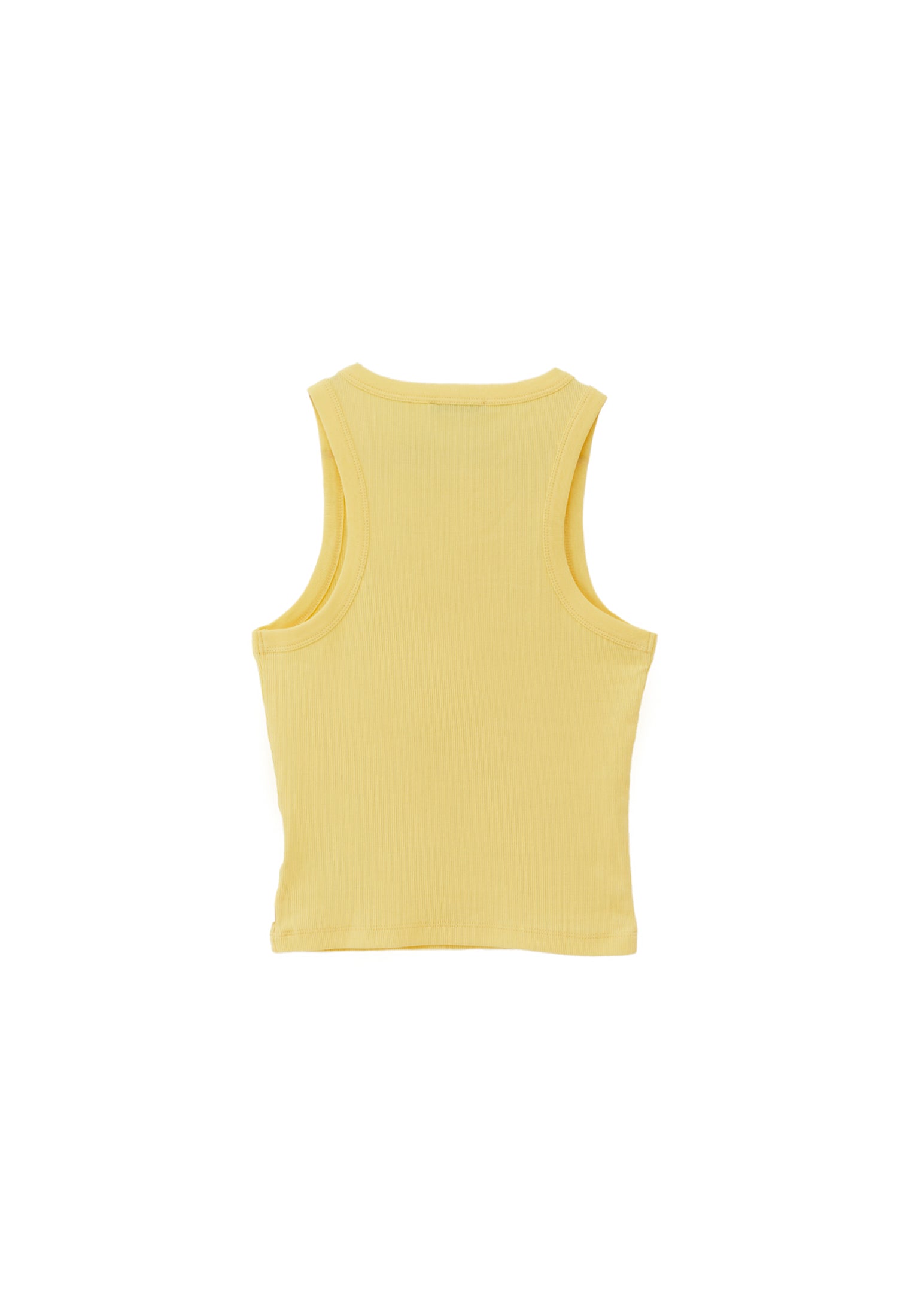 Sleeveless V Neck Tank Top - SUNSHINE