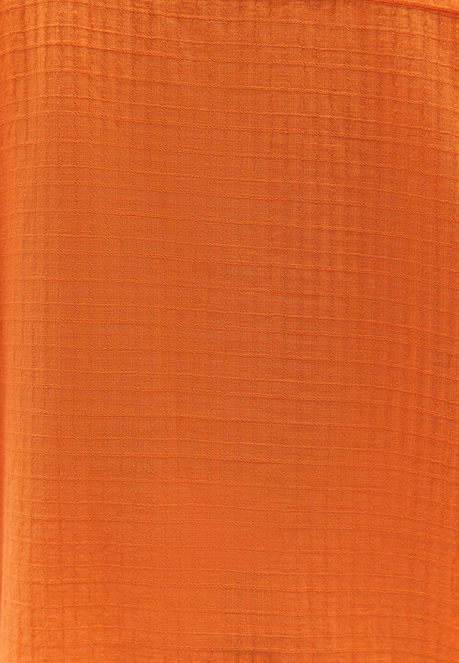 Button Detailed Oversize Shirt - SUN ORANGE