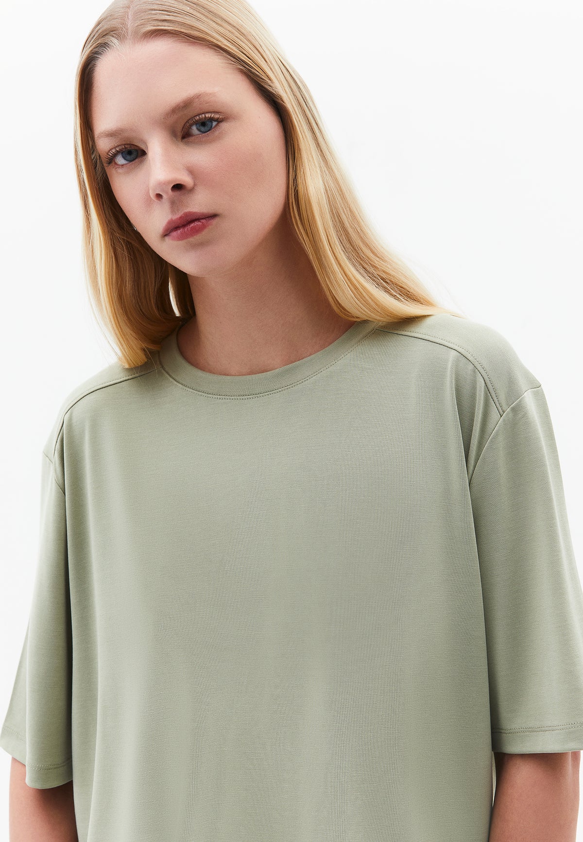 Oversize Modal Tunic - Green