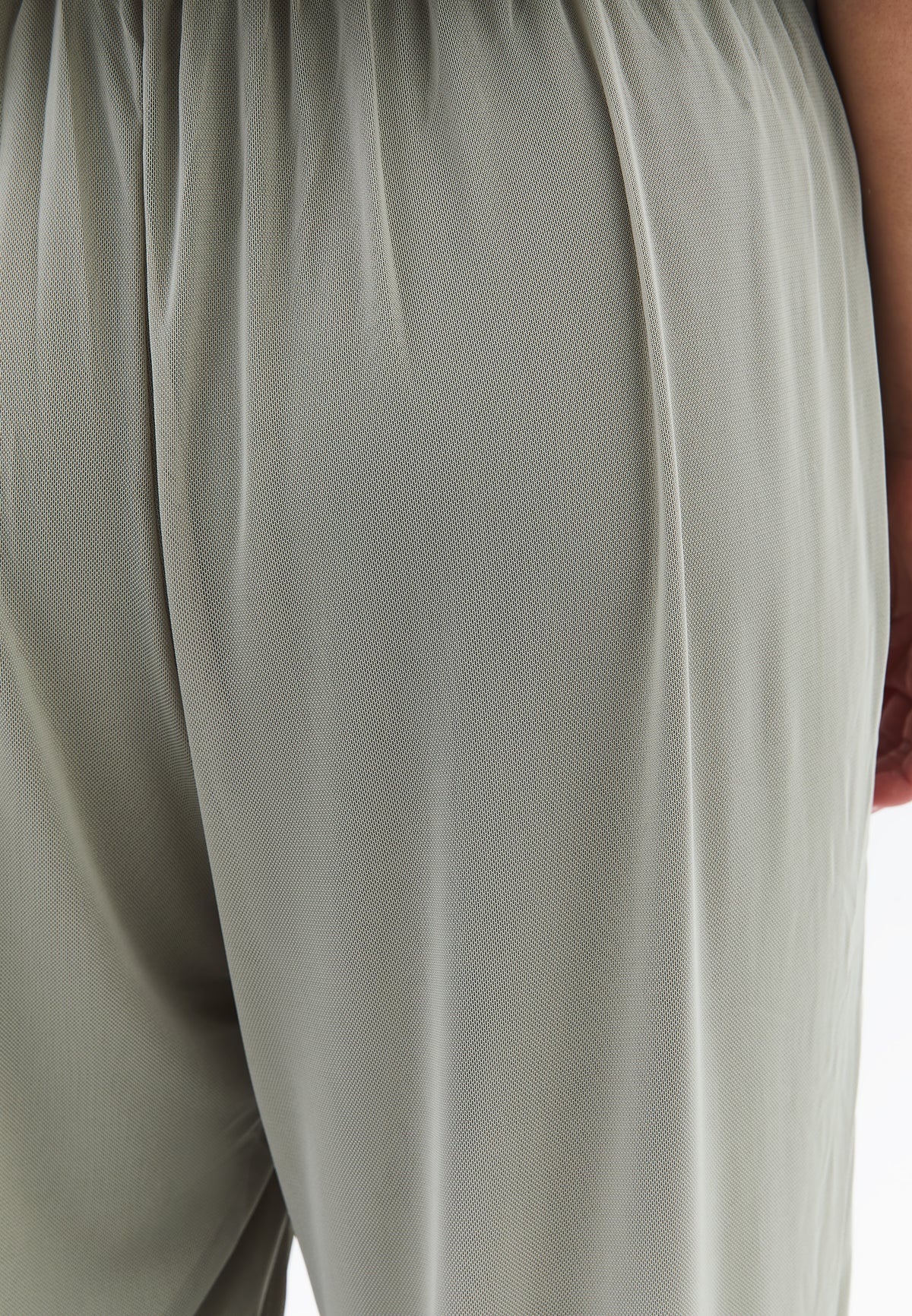 Balloon Form Jogger Pants - Green