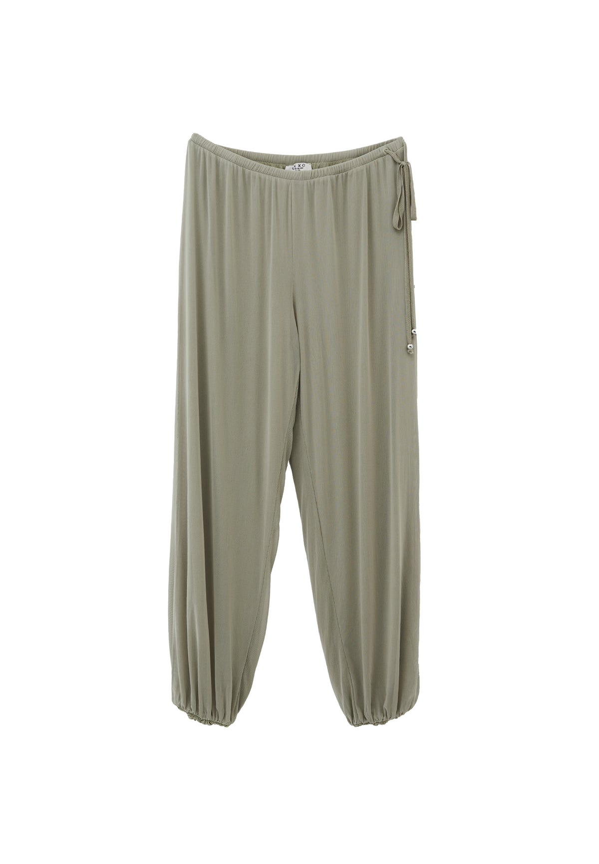 Balloon Form Jogger Pants - Green