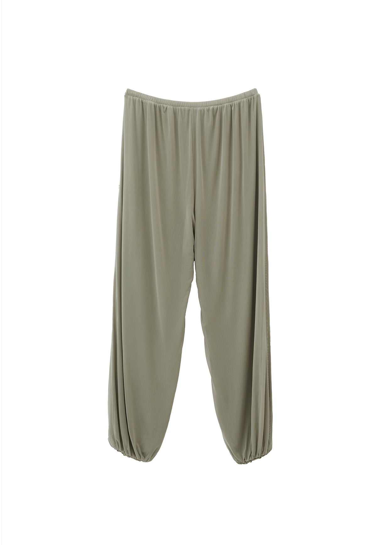 Balloon Form Jogger Pants - Green