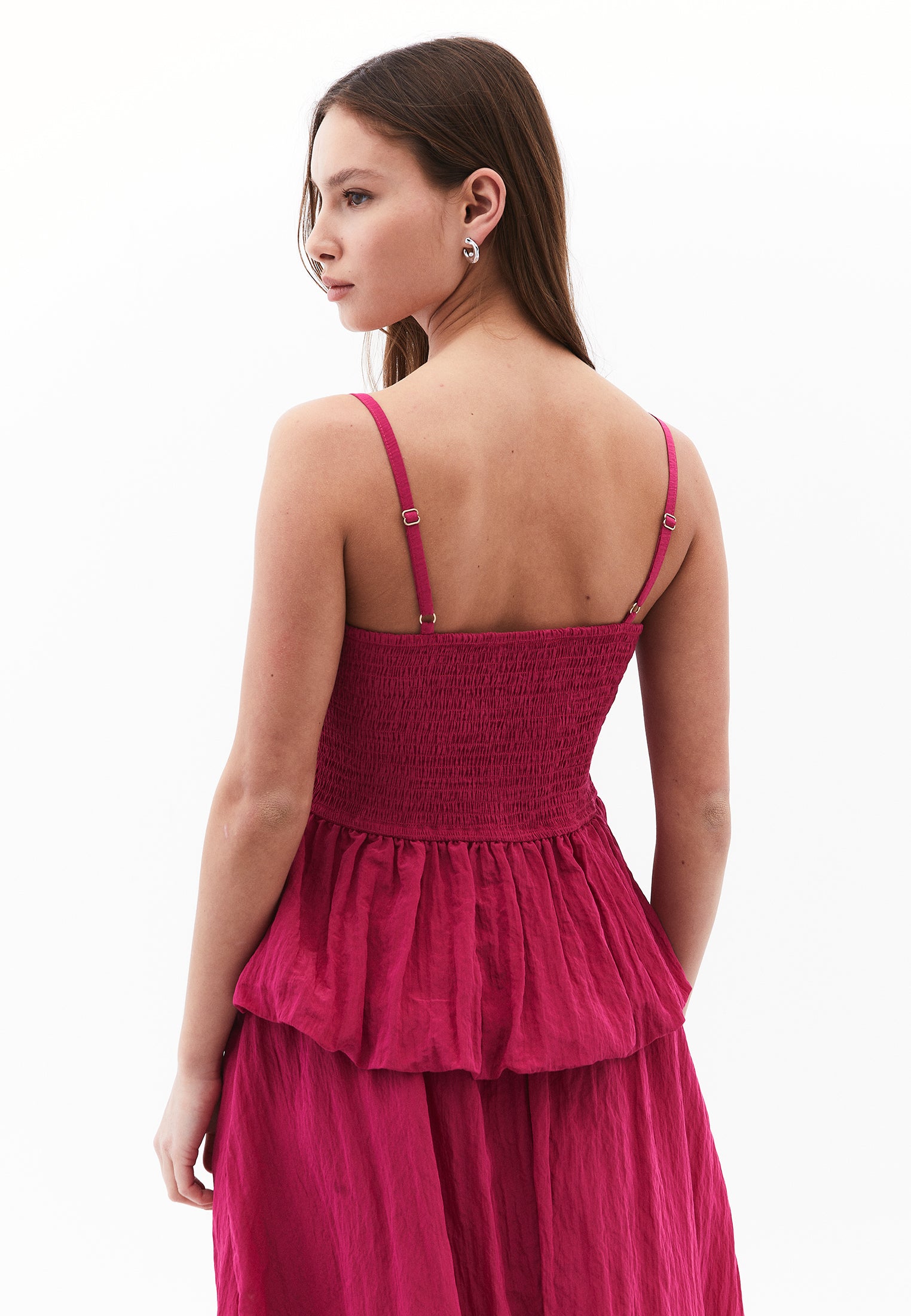 Strapless Balloon Form Tank Top - VIVACIOUS