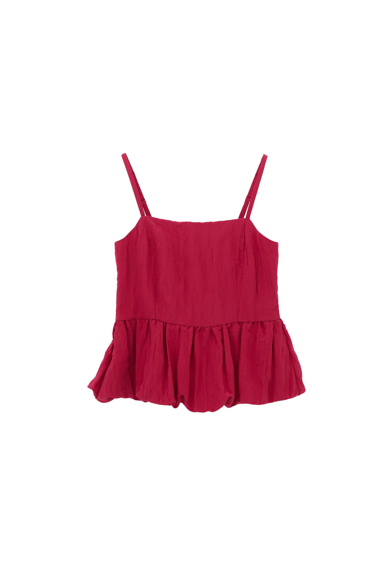 Strapless Balloon Form Tank Top - VIVACIOUS