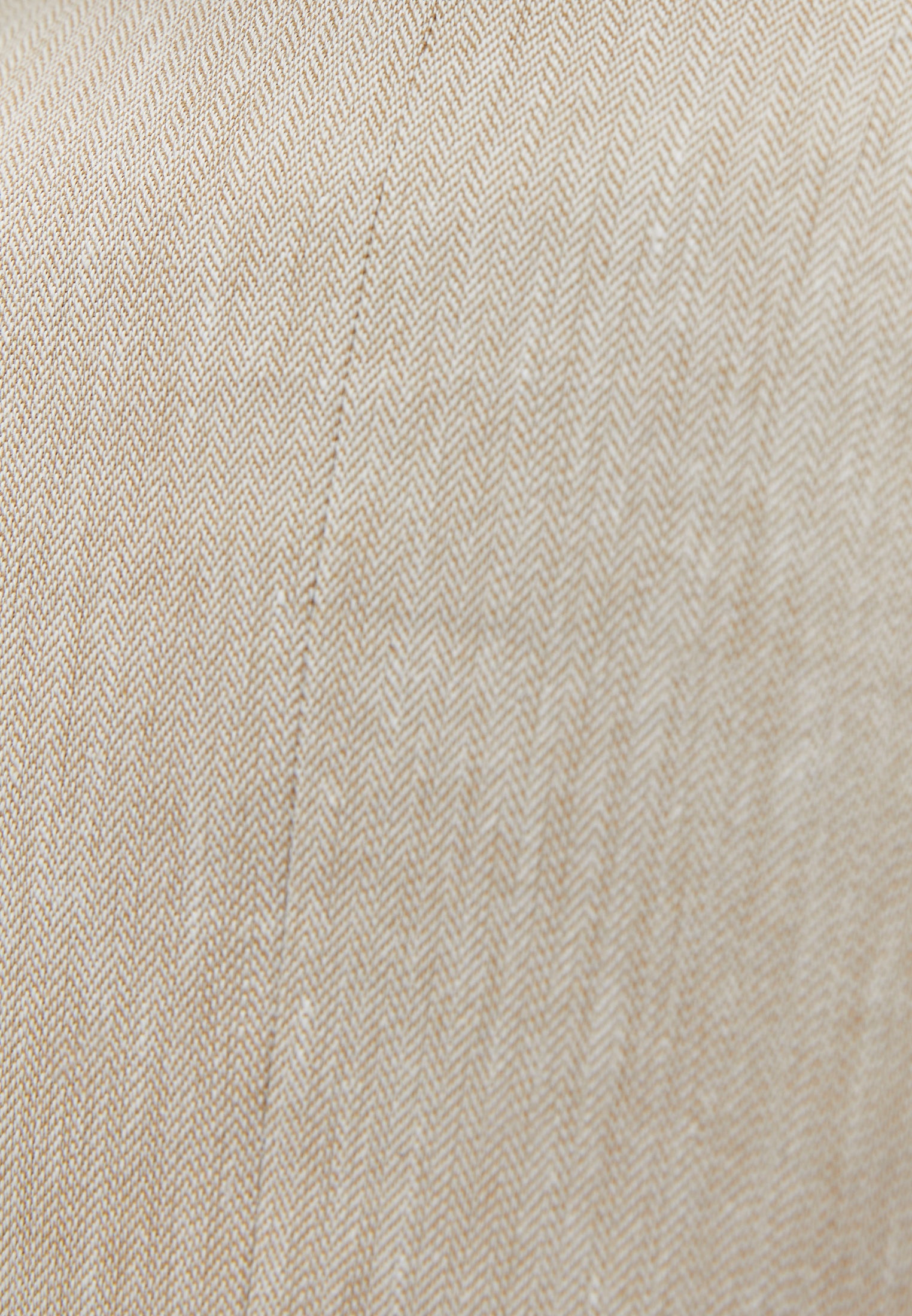 Double breasted linen jacket - WARM SAND