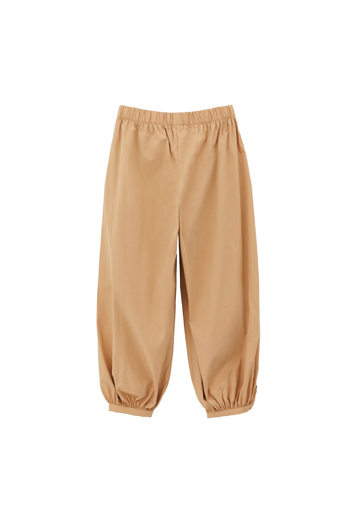 Jogger High Waist Long Trousers - Beige