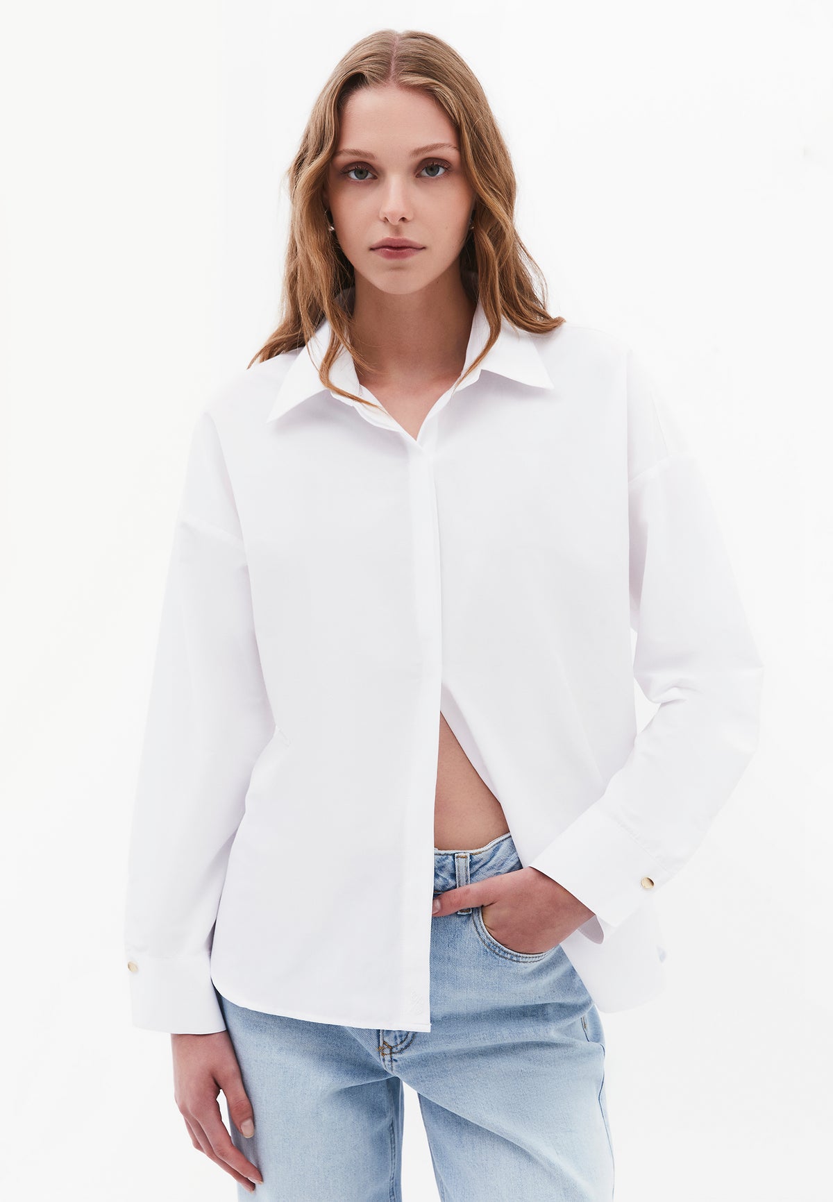Long Sleeve Shirt - White