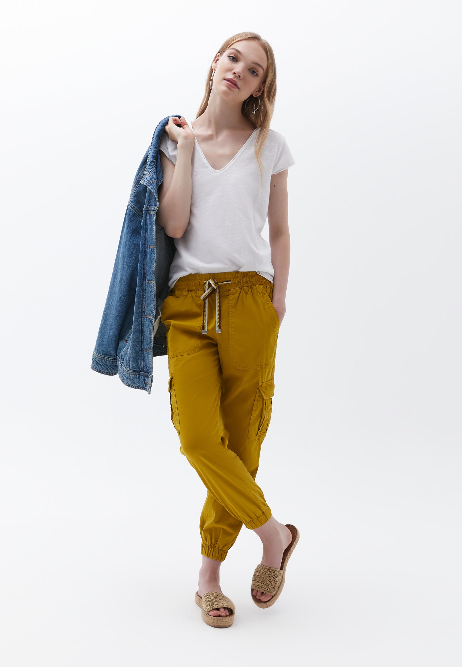 Short sleeved pennant t-shirt - WHITE