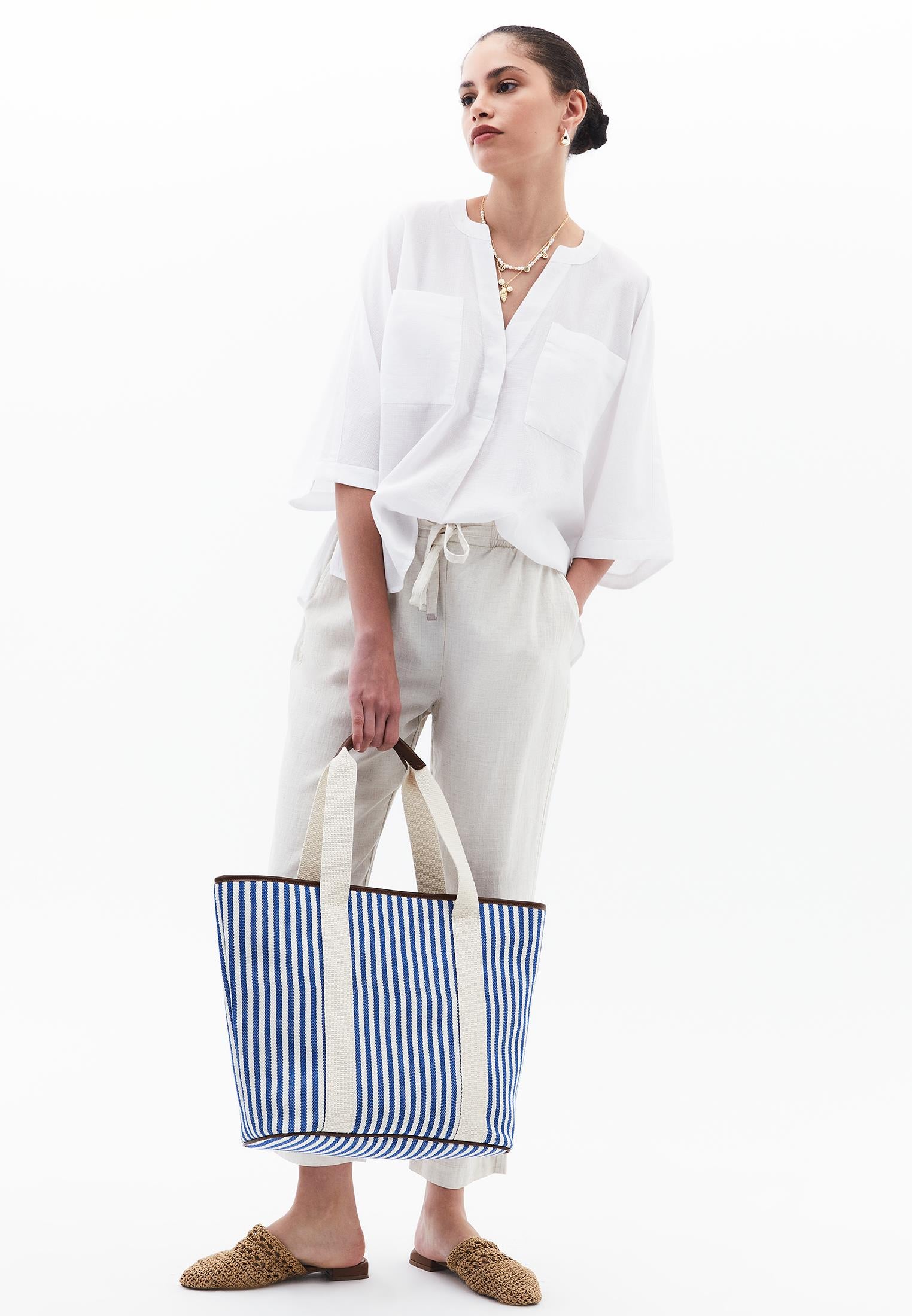 Summer Oversize Shirt - WHITE