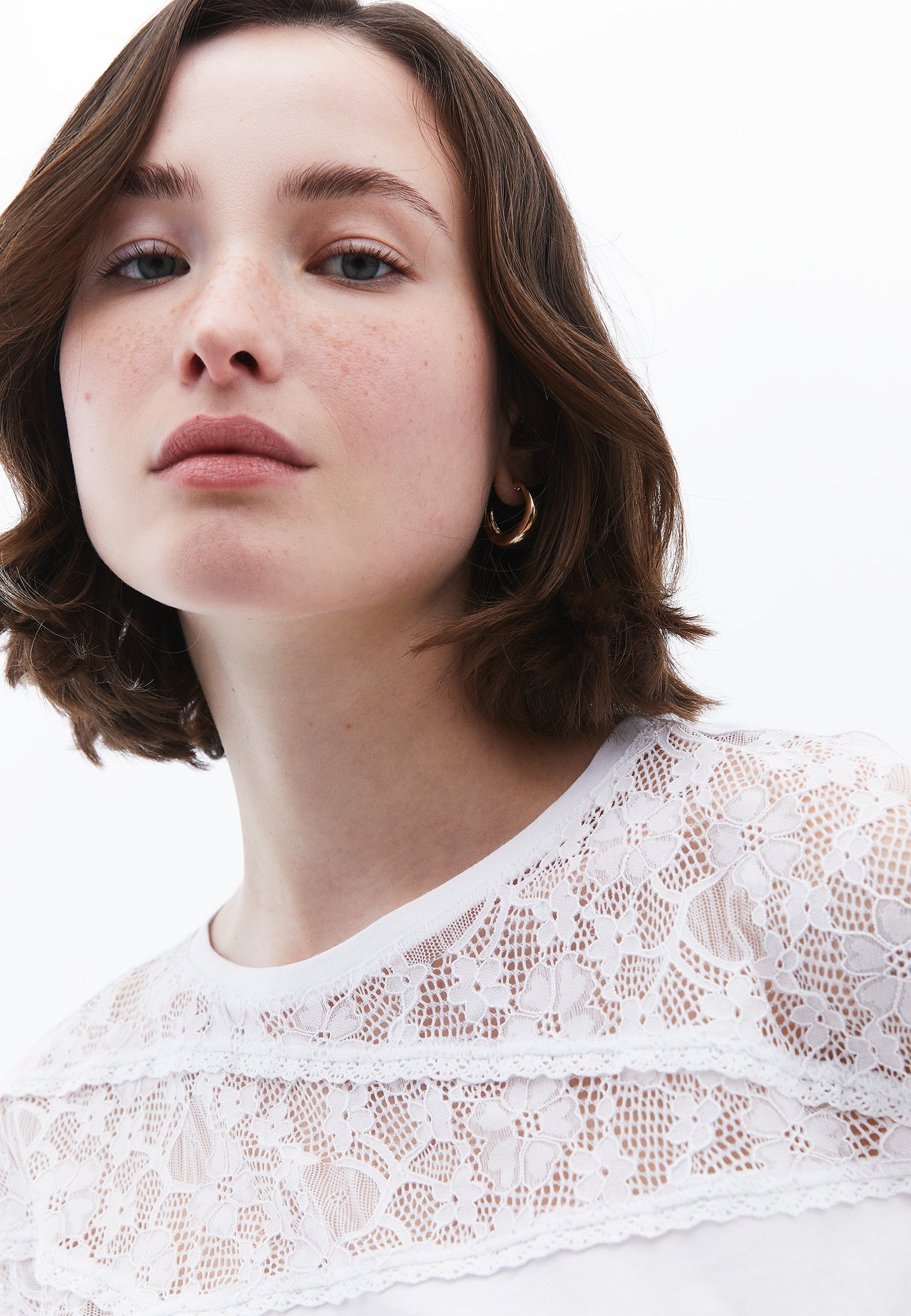 Oversize Boat Neck Short Sleeve T-Shirt - WHITE