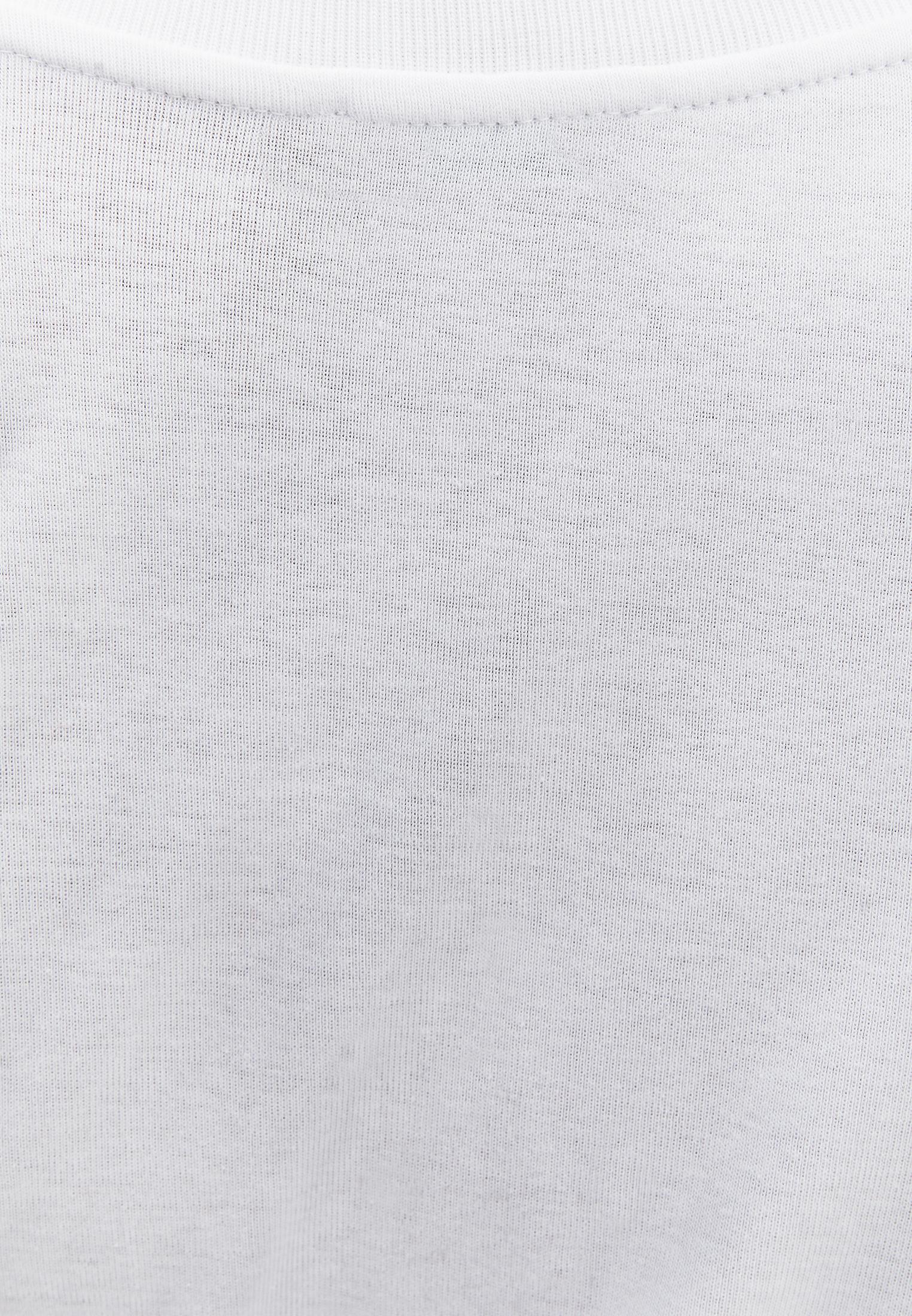 Women's Crew Neck Short Sleeve T-Shirt - WHITE