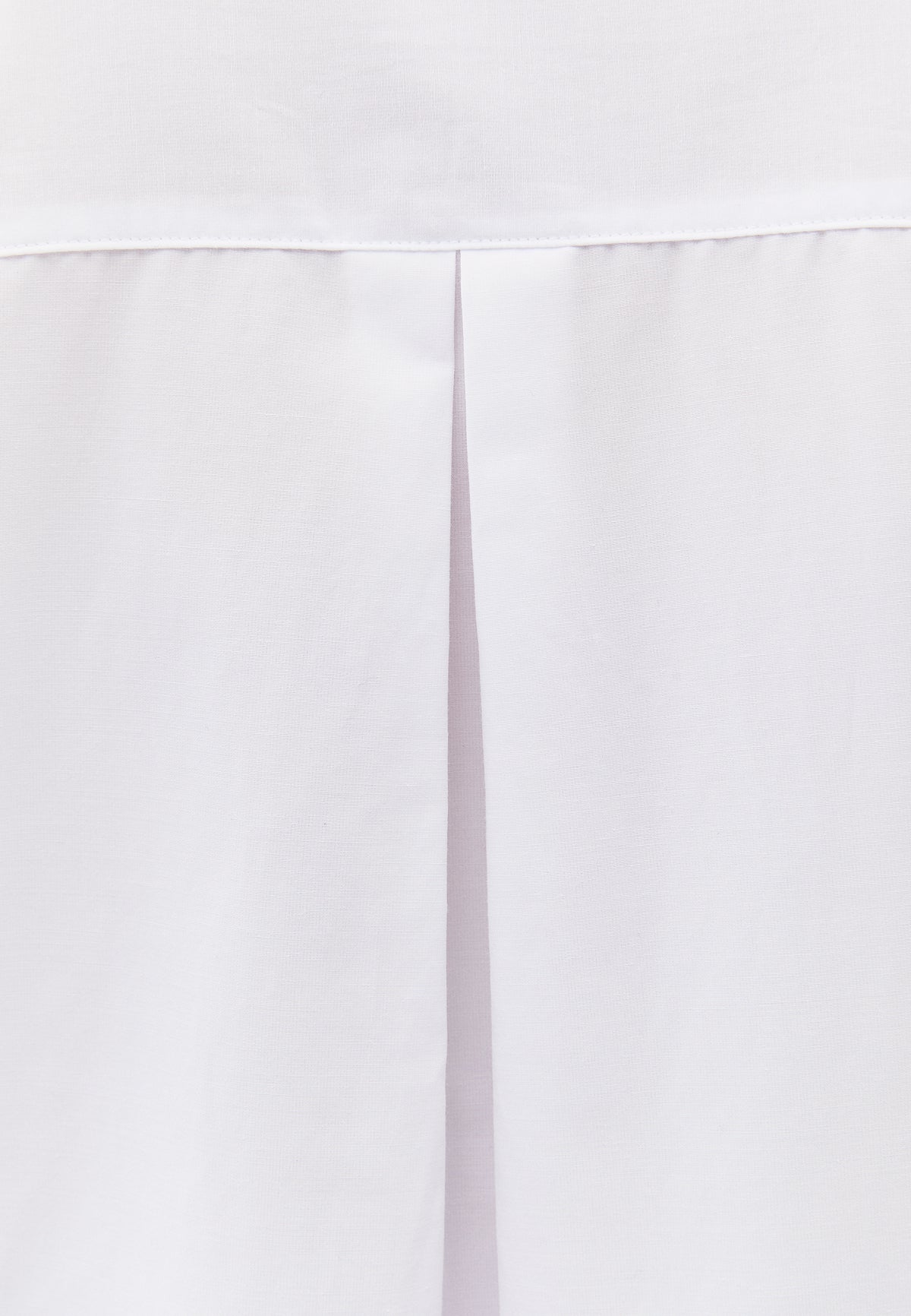 Loose Fit Long Sleeve Shirt With Button Details - White