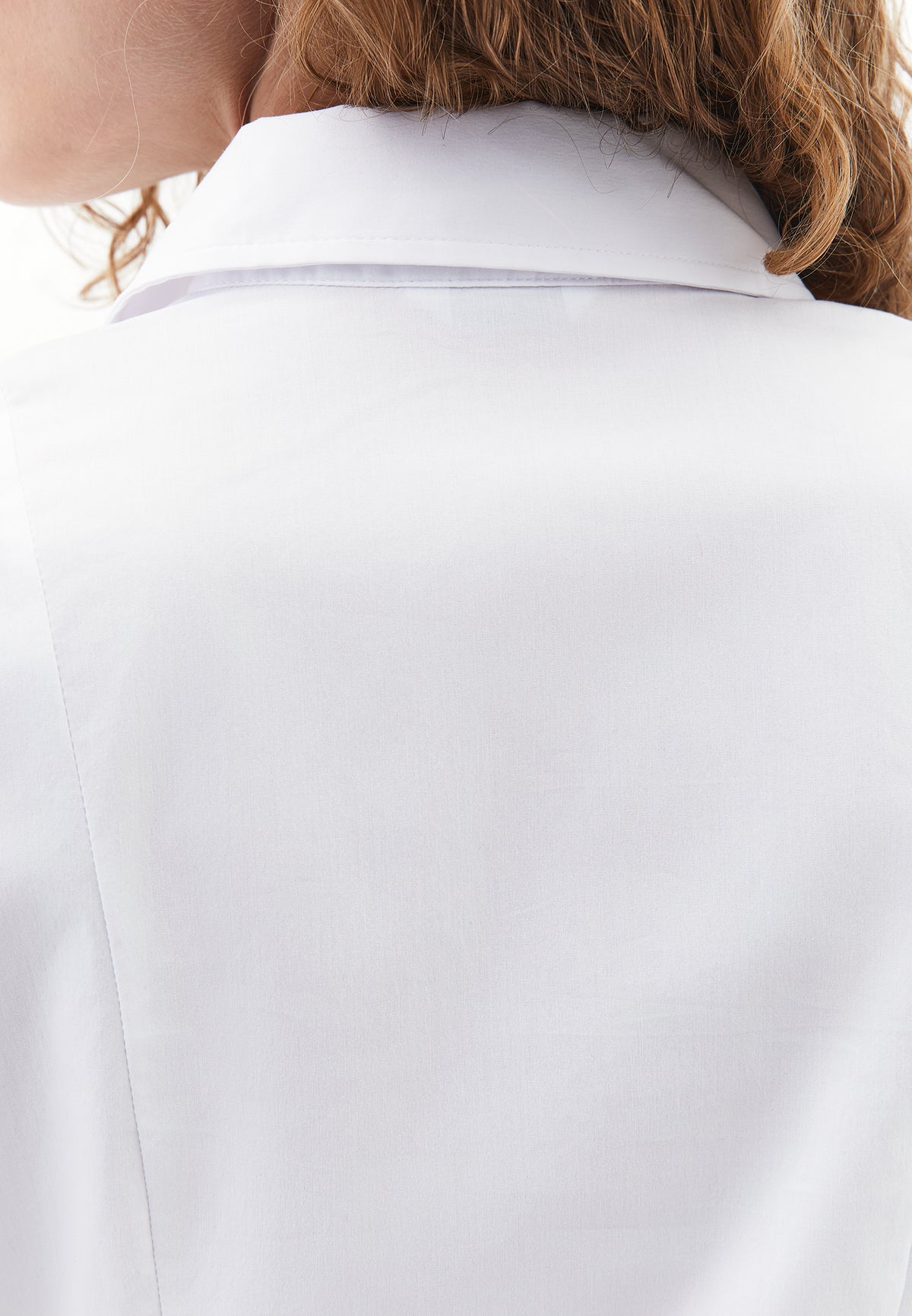 Buttoned Long Sleeve Shirt - White