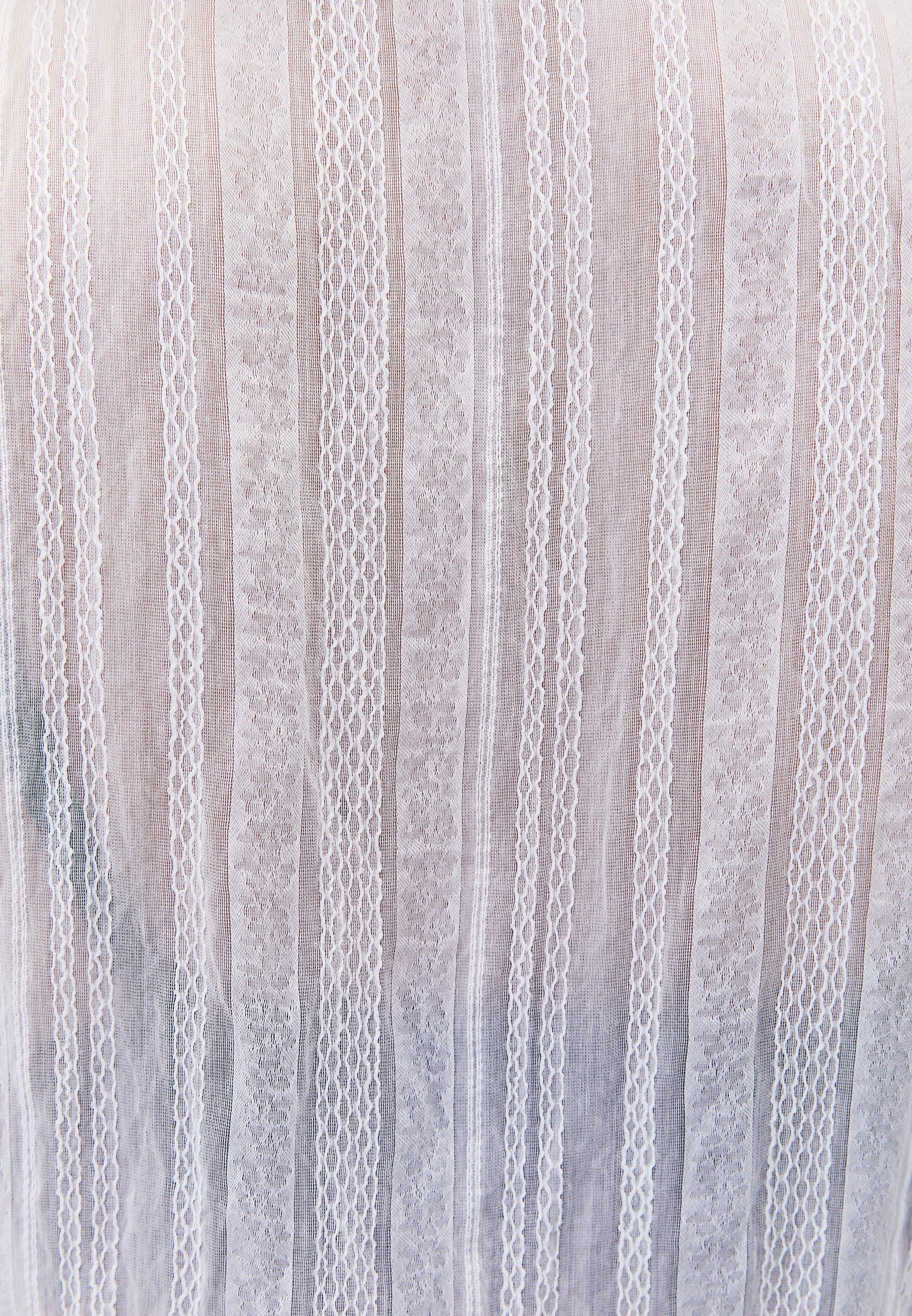 Tunic Blouse With Embroidery Details - WHITE
