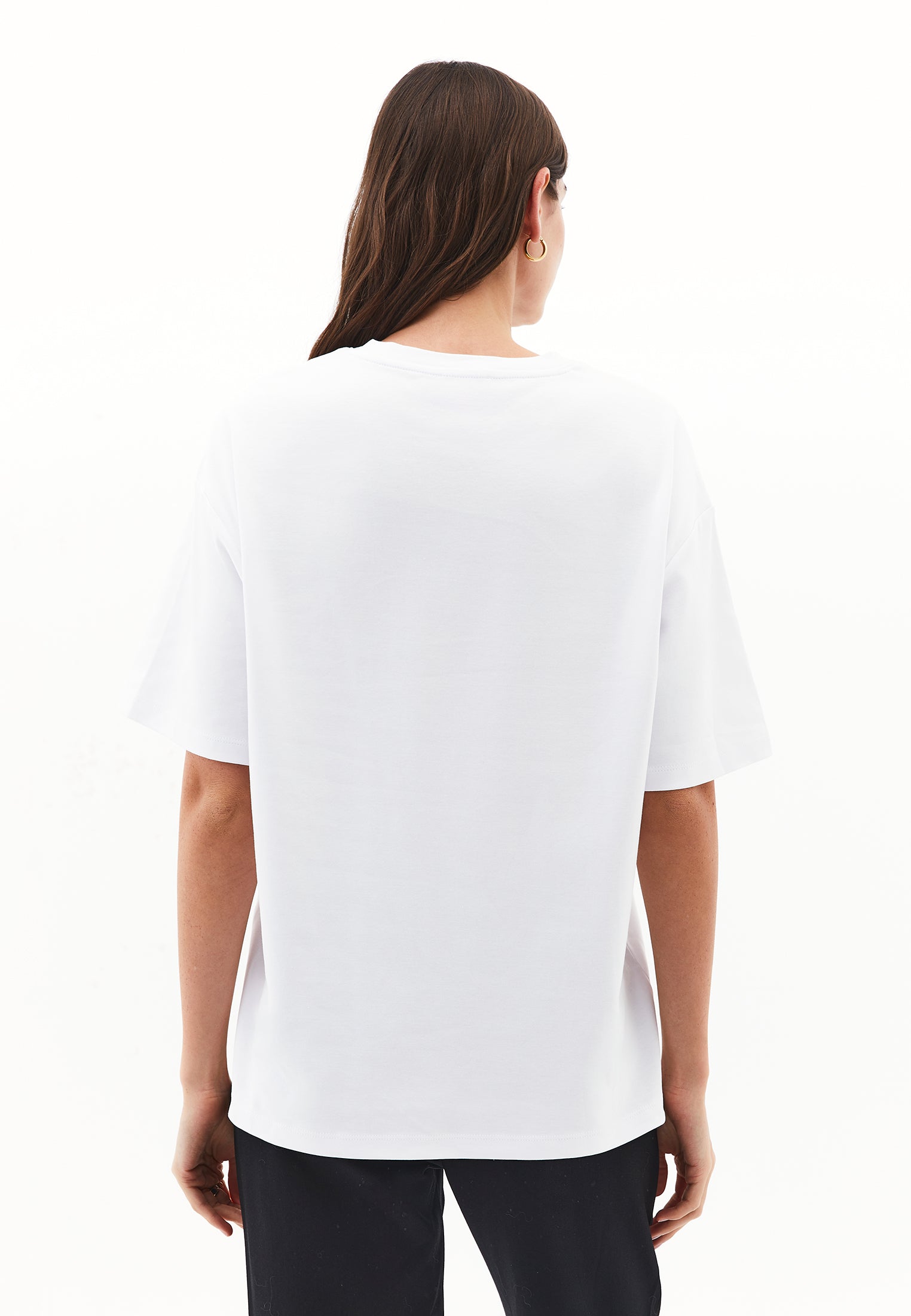 Oversized cotton t-shirt - WHITE