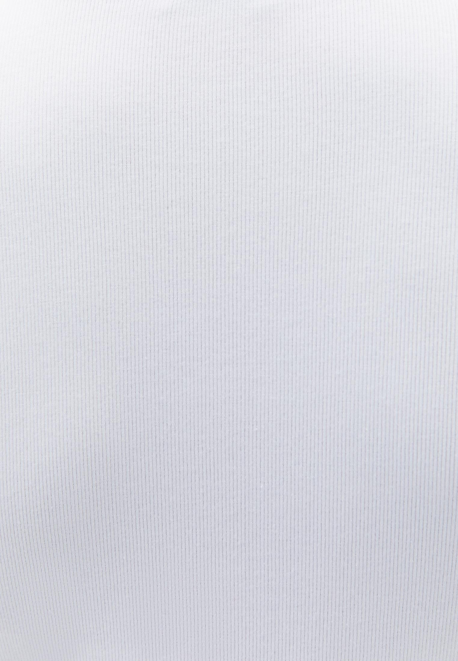 Button Detailed T-Shirt - WHITE