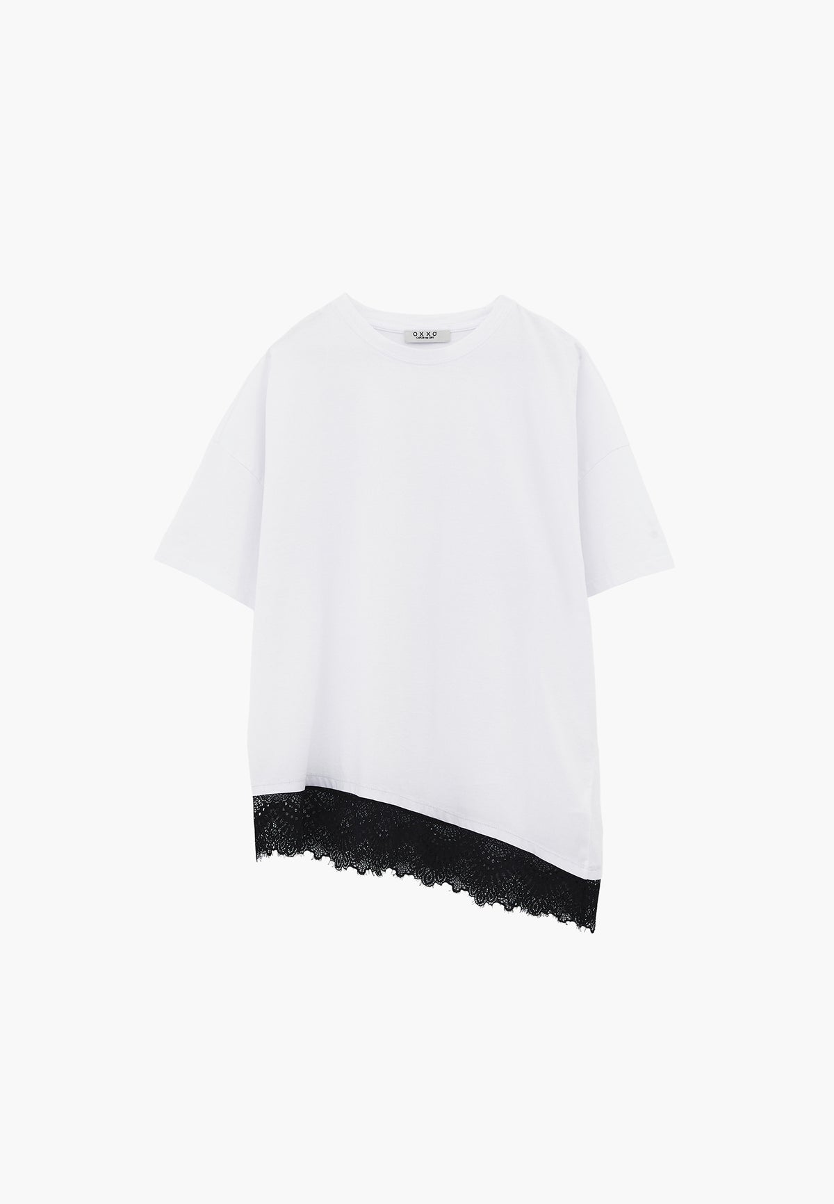 Oversize Crew Neck T-Shirt - White