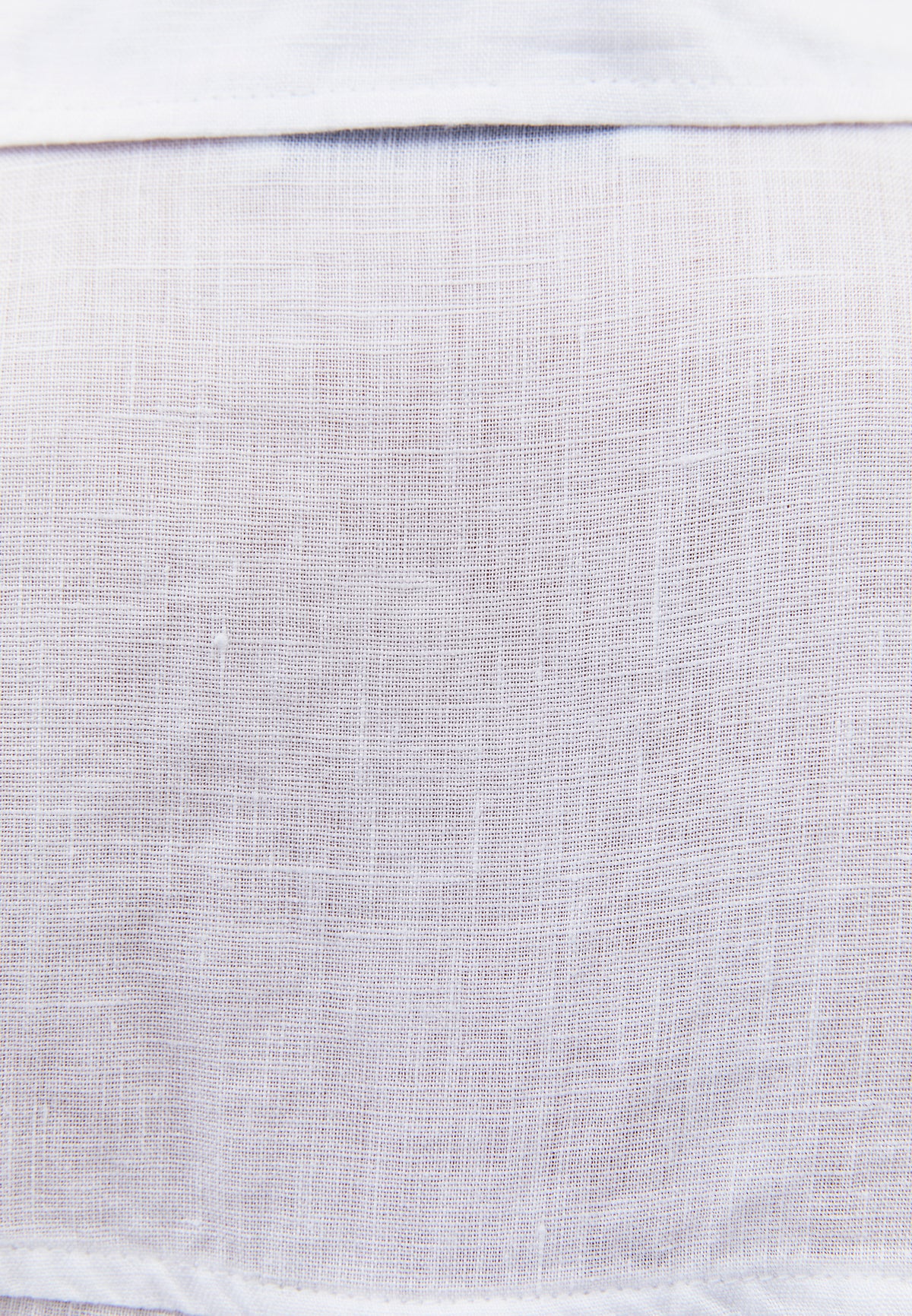 Oversize Shirt Collar Long Shirt - White