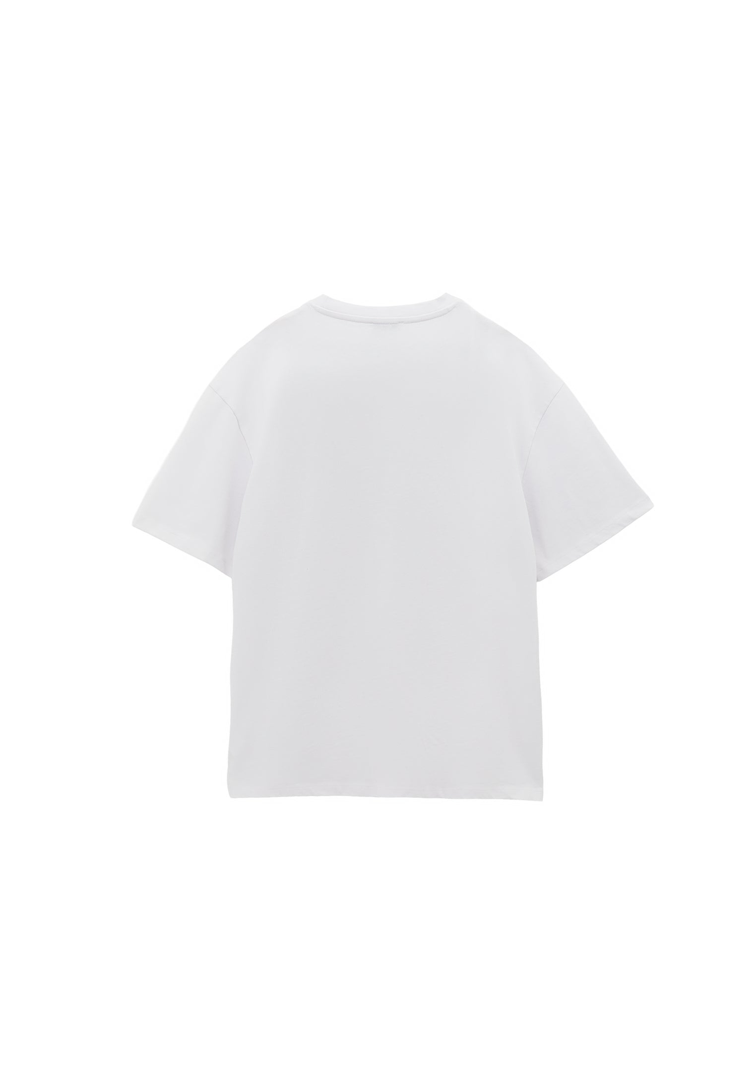 Oversize Printed T-Shirt - WHITE
