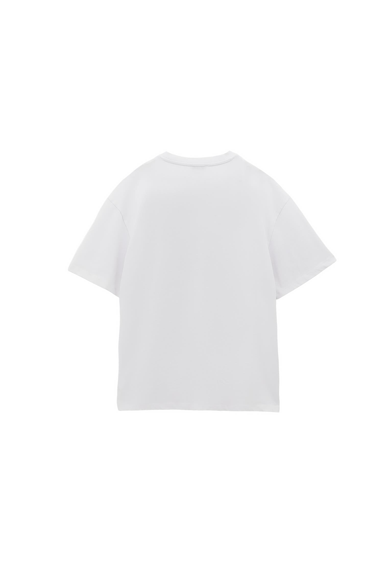 Oversize Printed T-Shirt - WHITE