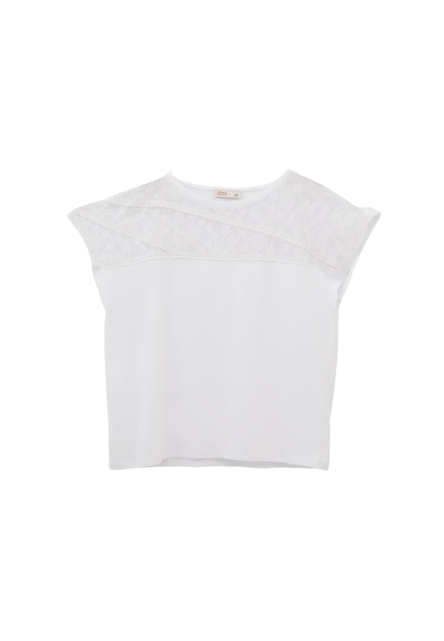 Oversize Boat Neck Short Sleeve T-Shirt - WHITE