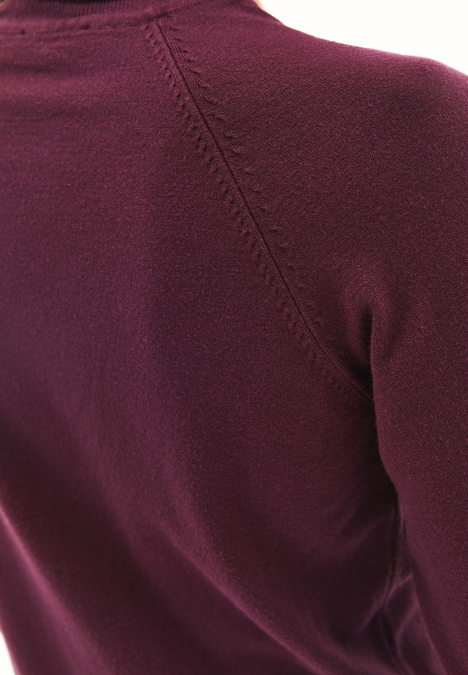 Slim Fit Turtleneck Knitwear - WINETASTING
