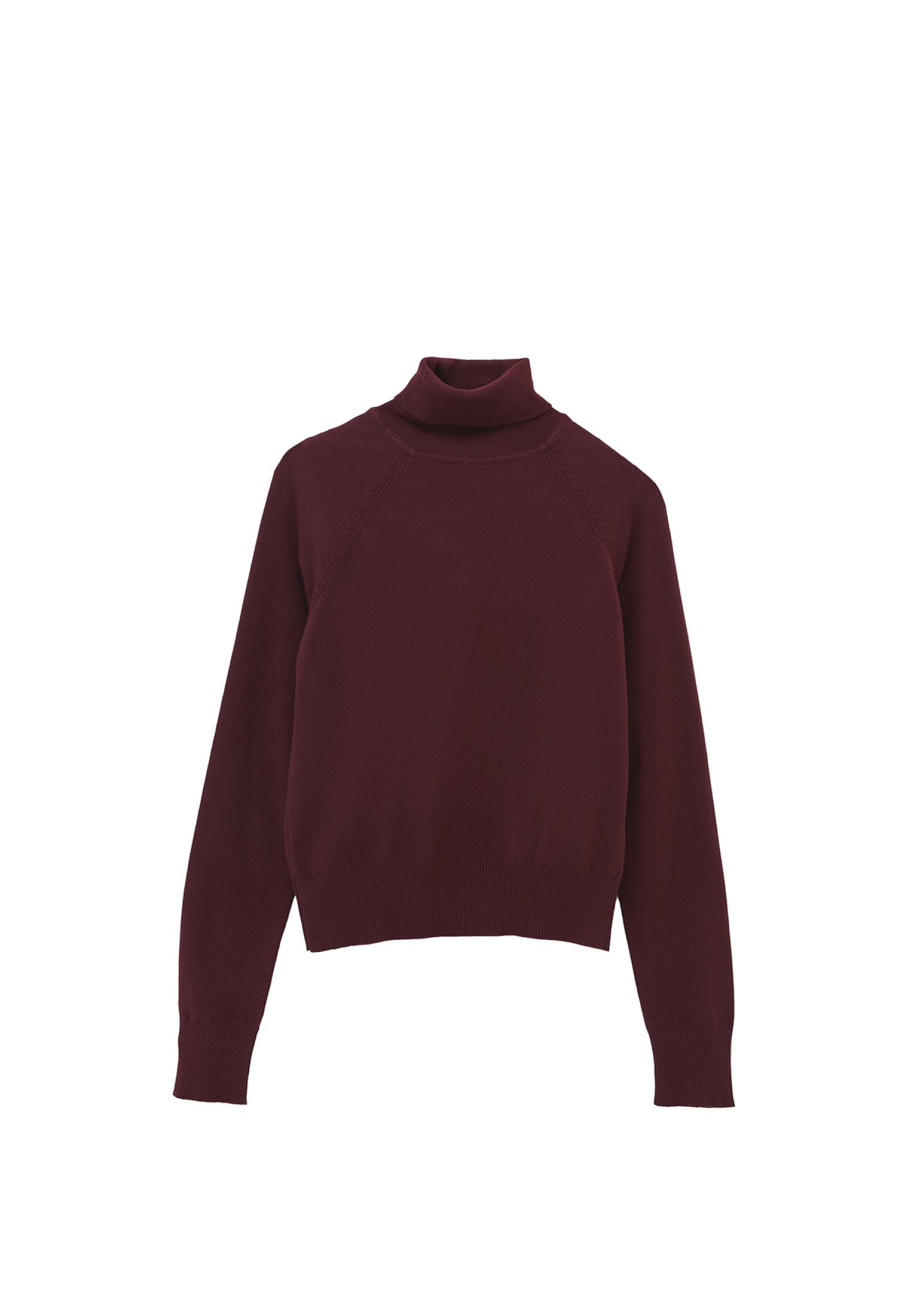 Slim Fit Turtleneck Knitwear - WINETASTING