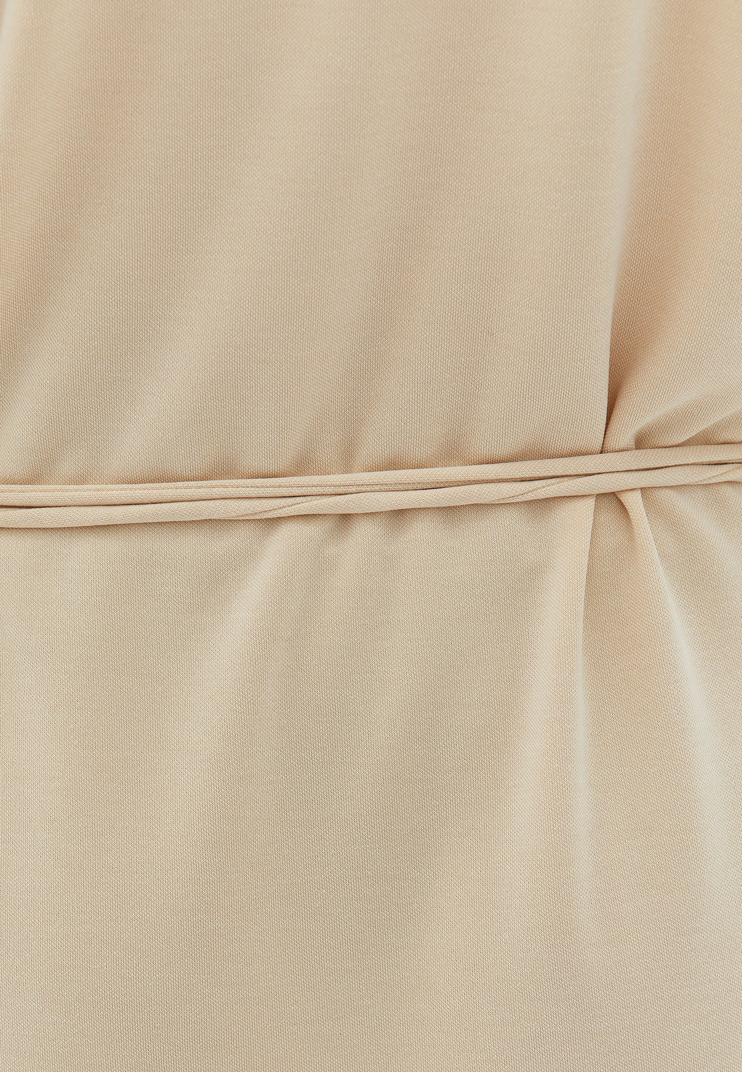 Asymmetric ruffle detail dress - WOOD ASH