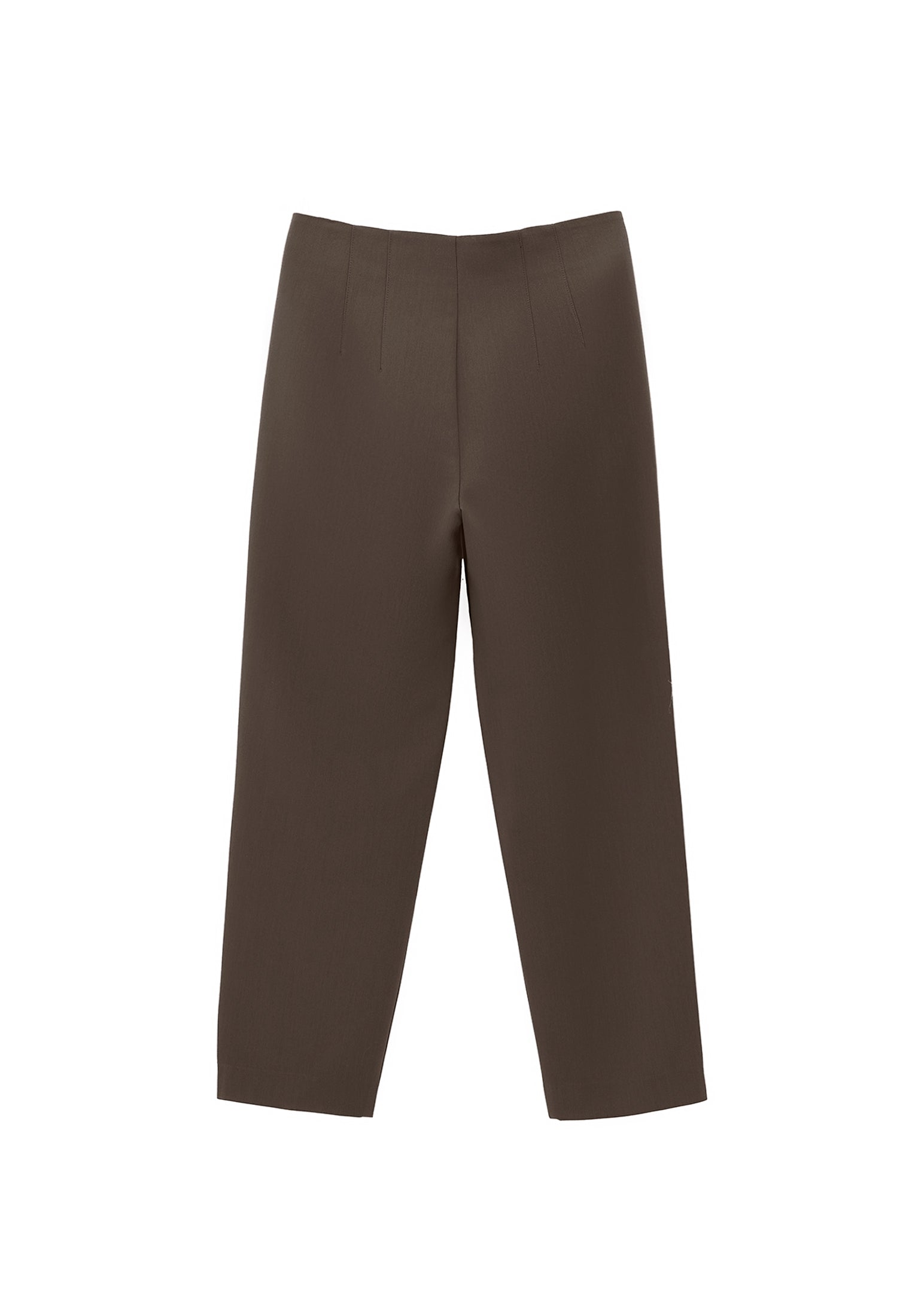 Carrot Cut High Waist Pants - WREN