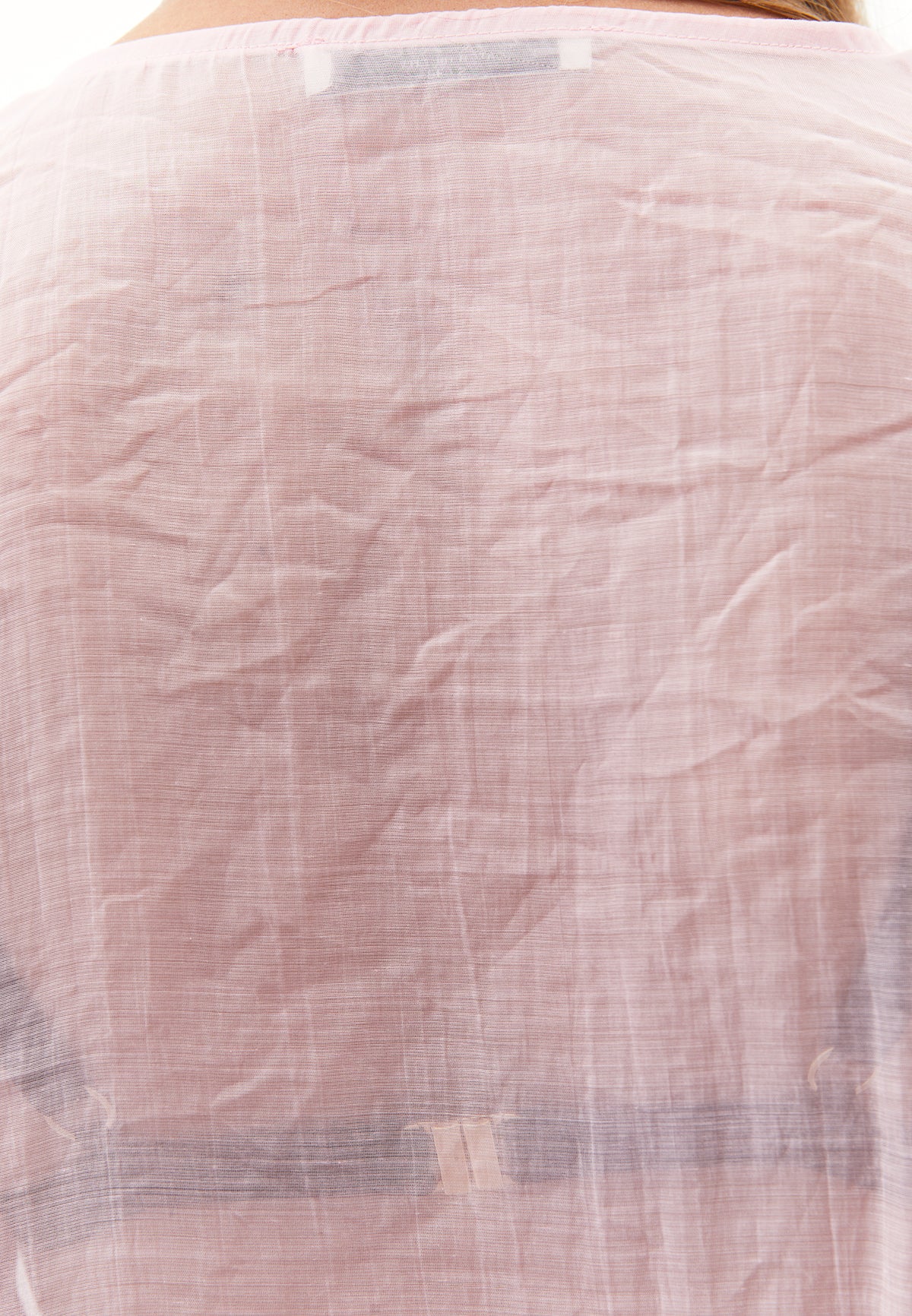 Tunic Blouse With Button Details - Pink