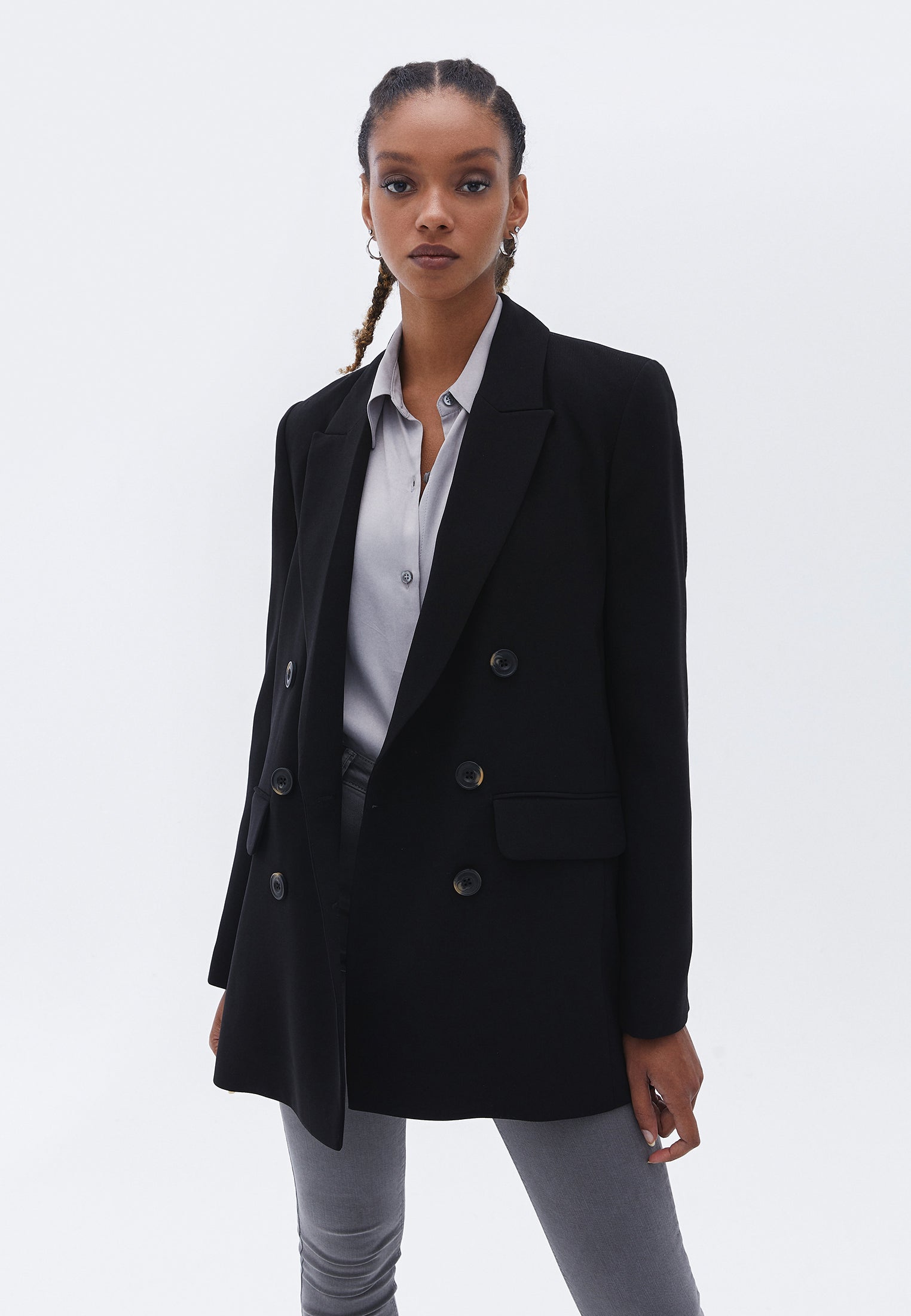 Boyfriend Blazer - BLACK