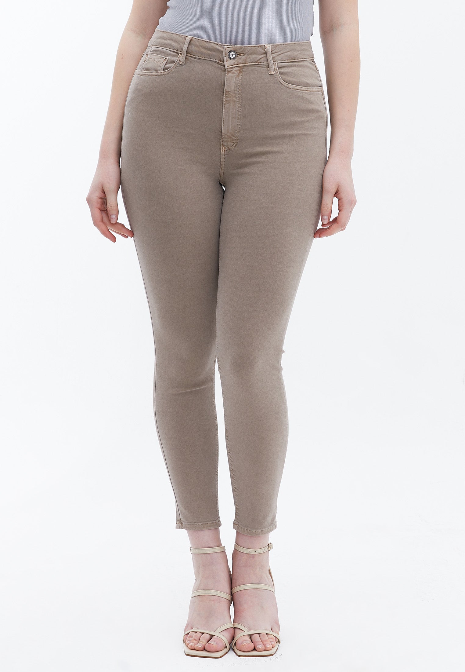 Curvy Skinny Denim Pants - ANTIK MOUNTAIN TRAIL