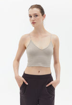 Seamless Crop Top - COBBLESTONE