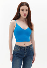Seamless Crop Top - IBIZA BLUE