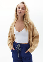 Seamless Crop Top - WHITE