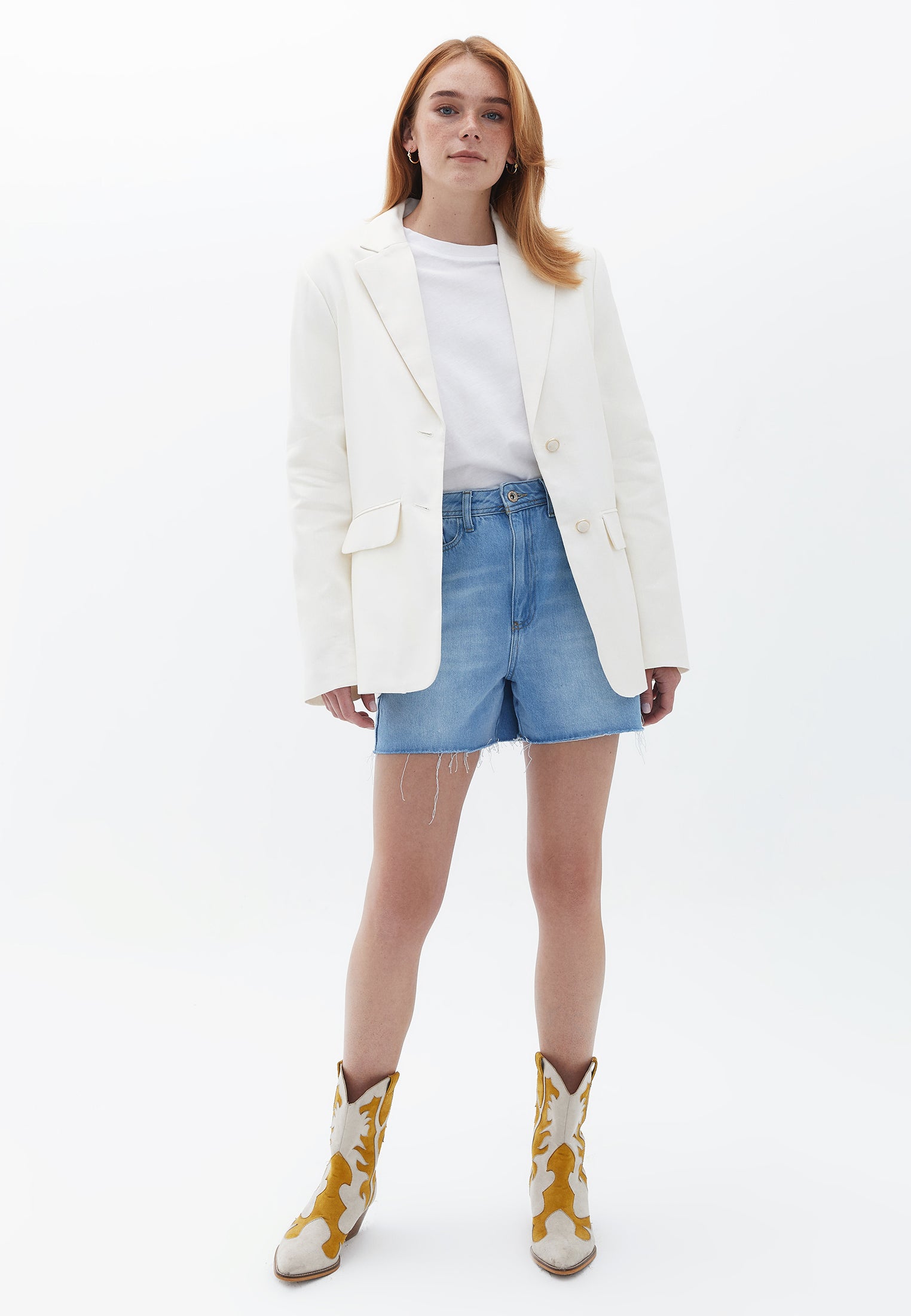 Boyfriend Blazer - ICE MILK