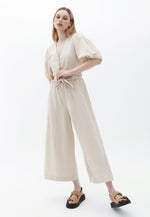 High Rise Culotte Pants - FRENCH OAK