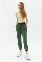 Mid Rise Jogger Pants - ANTIK BRONZE GREEN