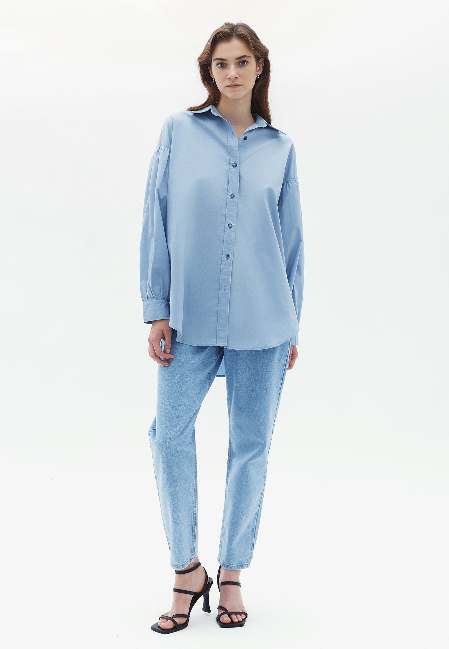 Oversize Shirt with Pocket Detail - MOUNTAIN SPRING