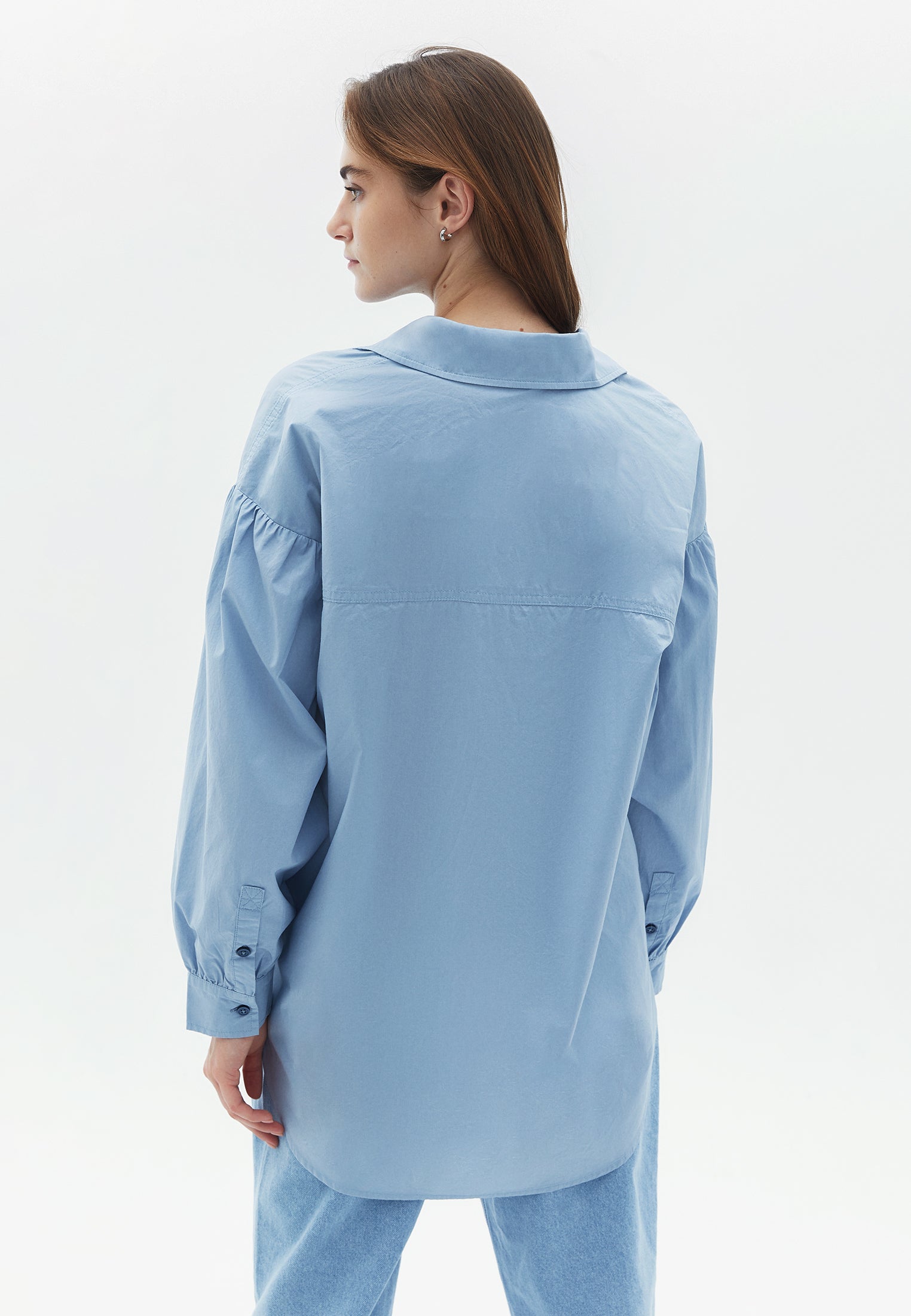 Oversize Shirt with Pocket Detail - MOUNTAIN SPRING