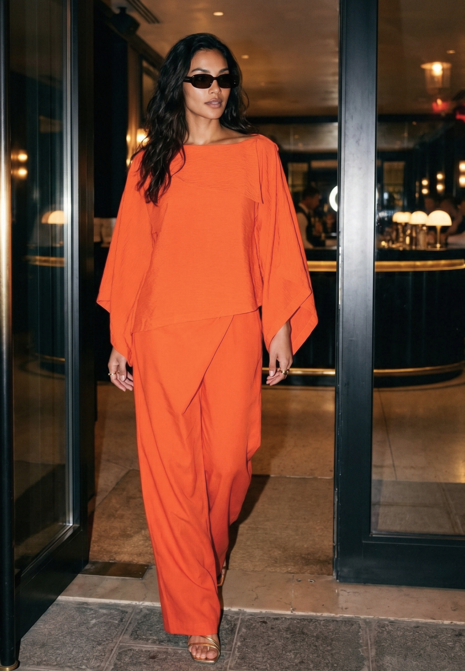 Linen Pants - SPICY ORANGE