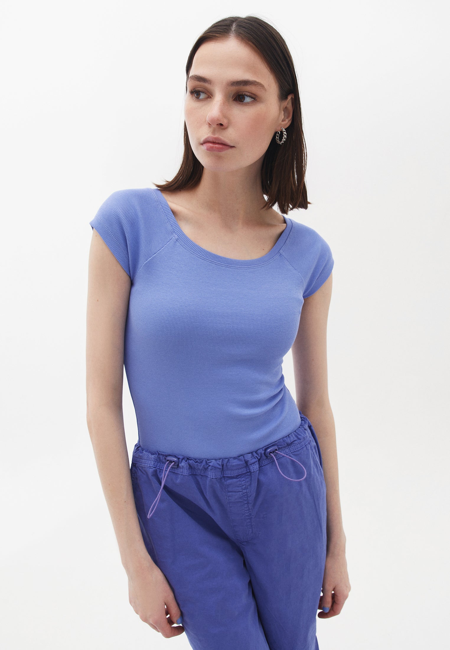 Cotton Boat Neck Tshirt - LOLITE