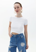 Cotton Crop Singlet - WHITE