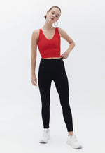 High Rise Seamless Leggings - BLACK